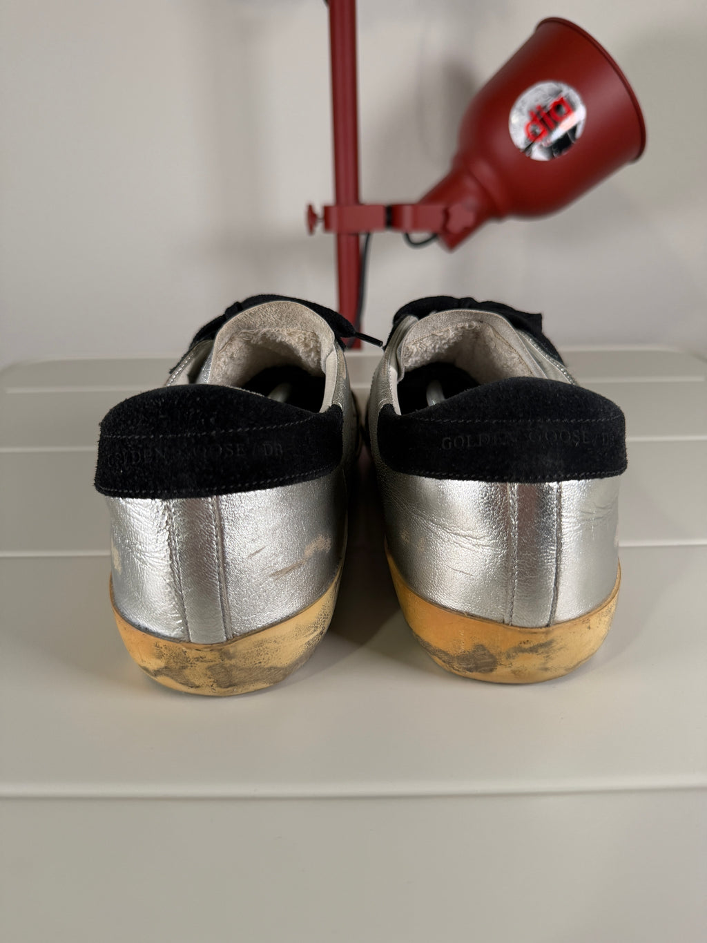 Golden Goose Silver Superstar 43/10