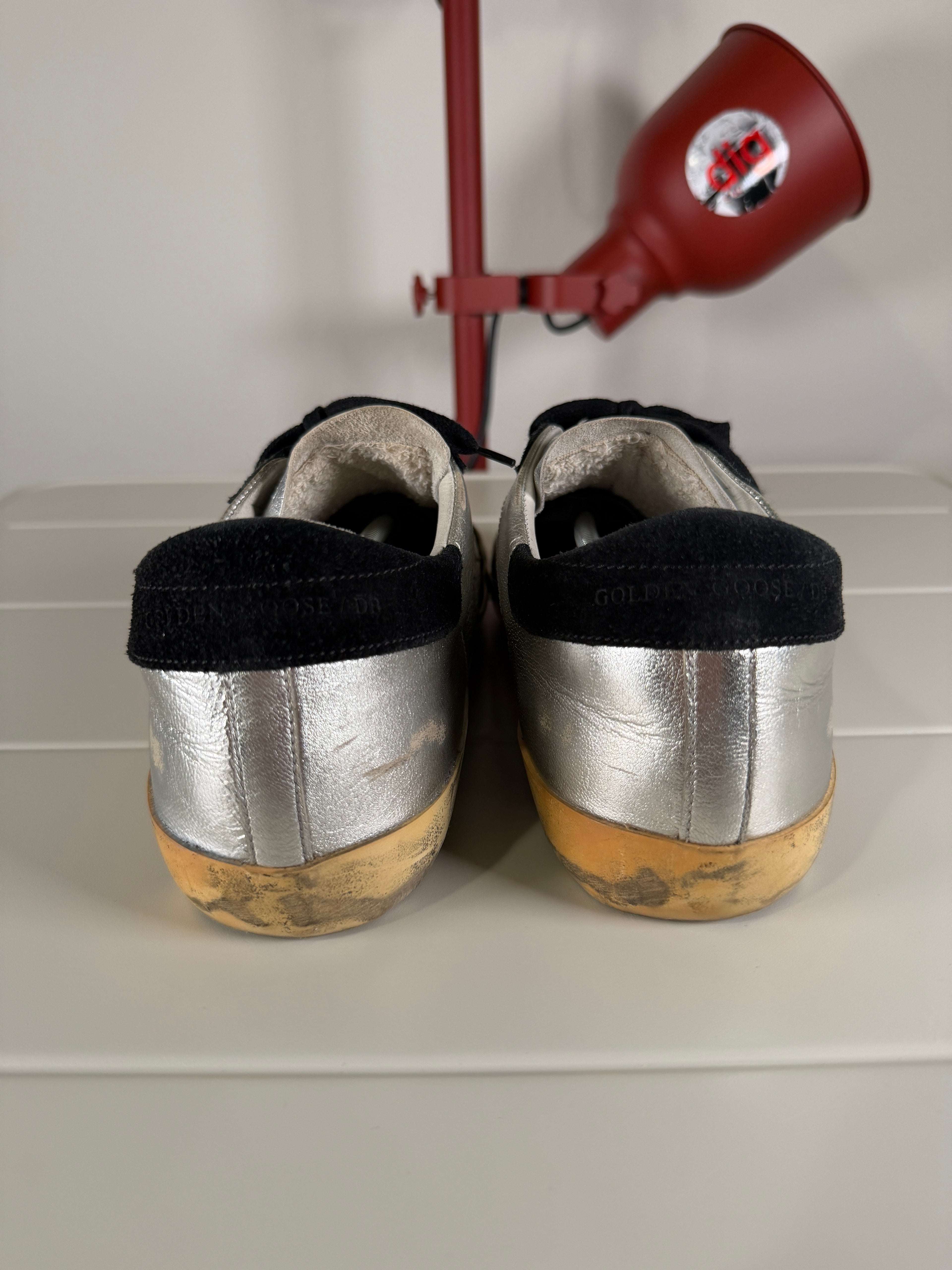 Golden Goose Silver Superstar 43/10