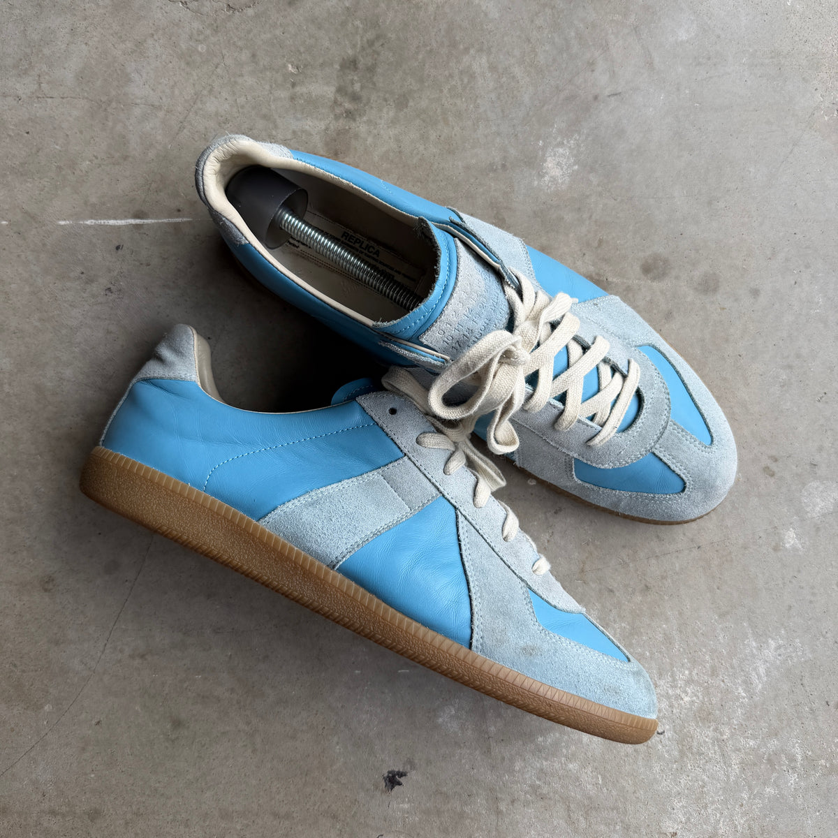 Maison Margiela Powder Blue Gats 45/12