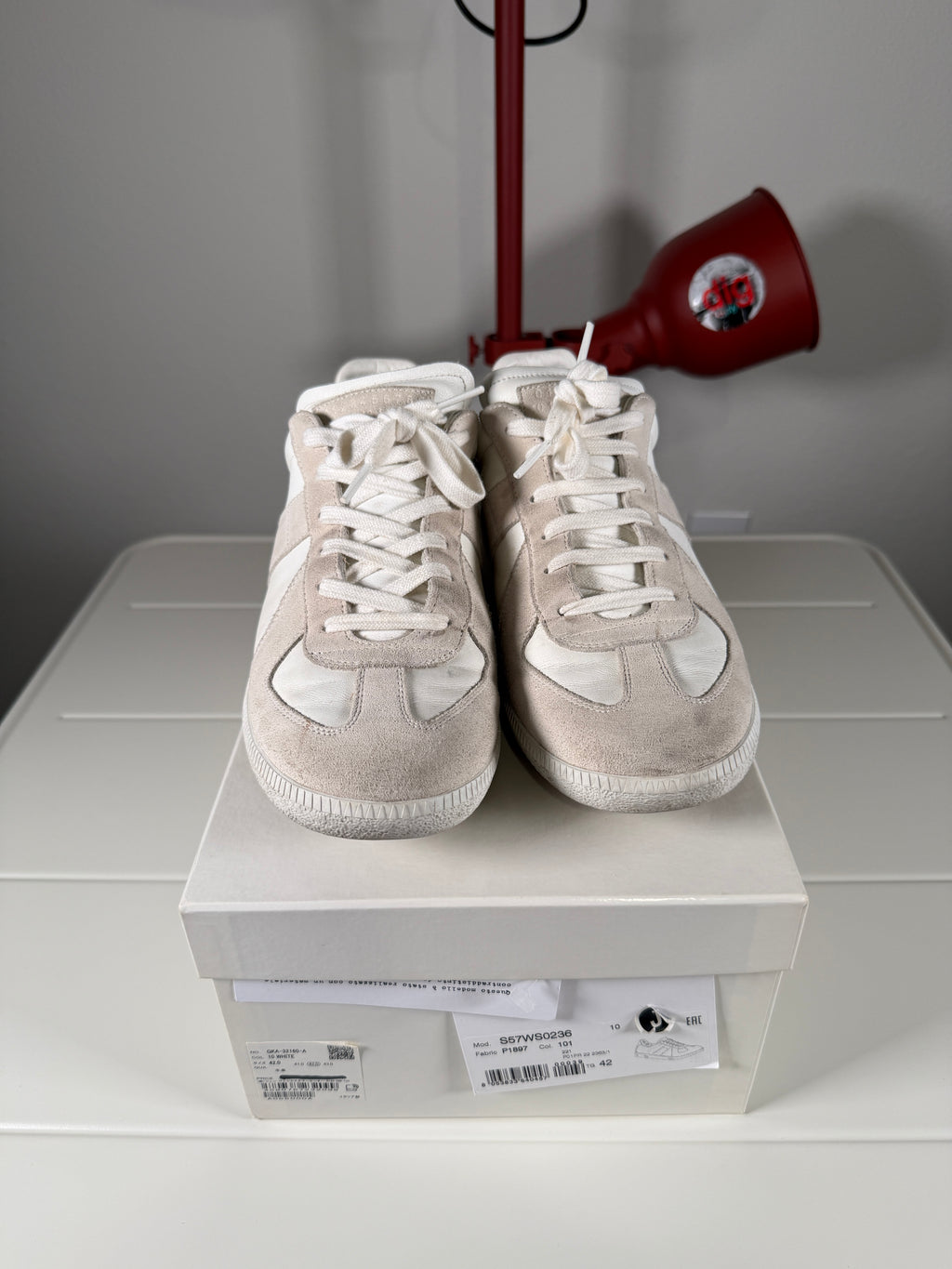 Maison Margiela Triple White Gats 42/9