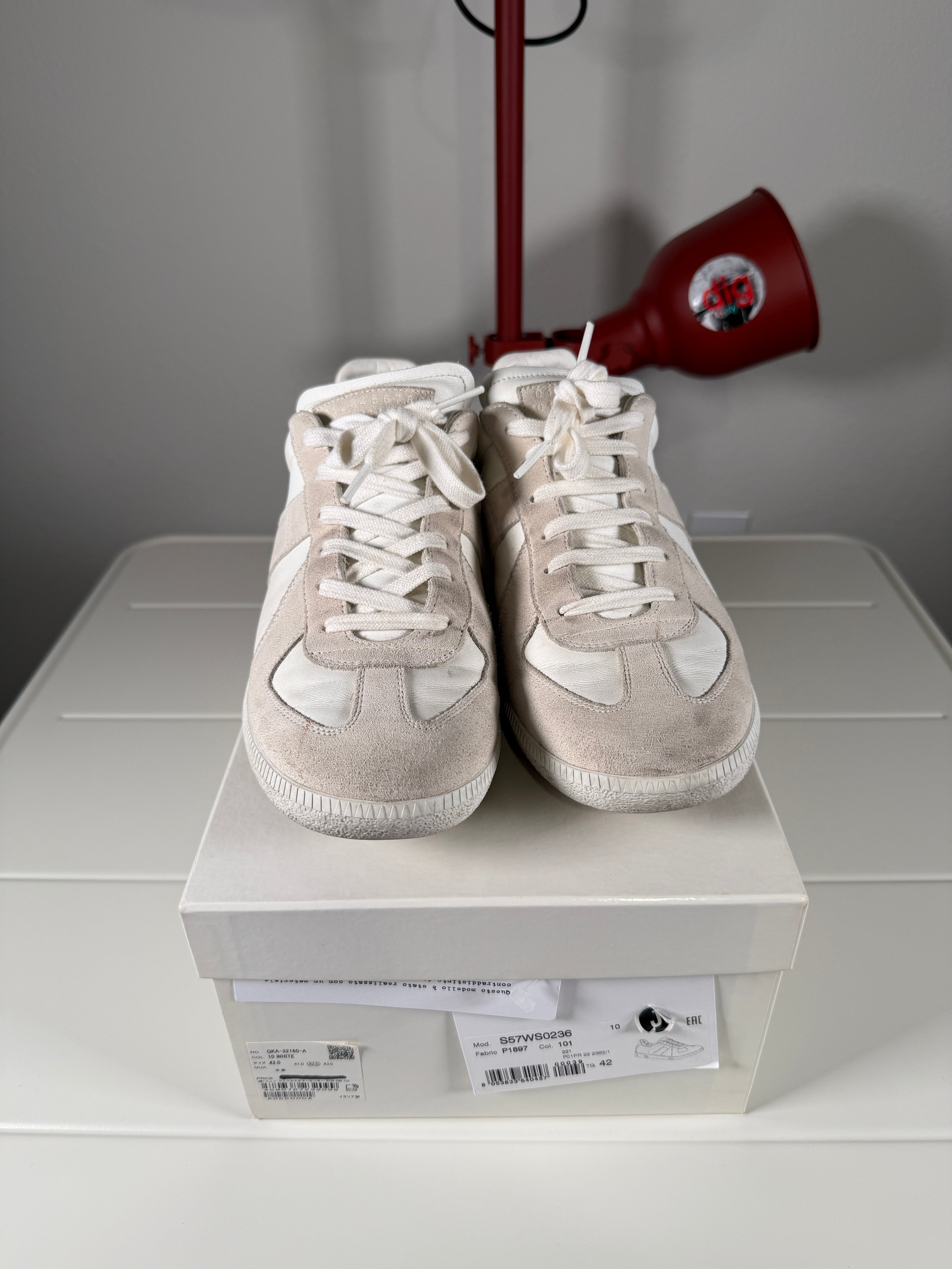 Maison Margiela Triple White Gats 42/9