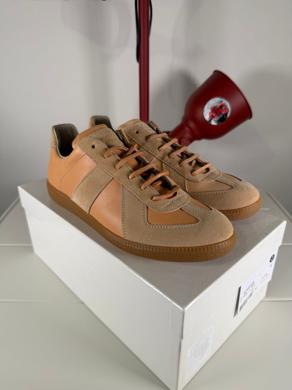 Maison Margiela Vachetta Tan Leather Gats 42/9