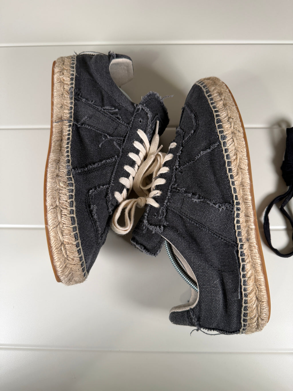 Maison Margiela Black Espadrille Gats 41/8