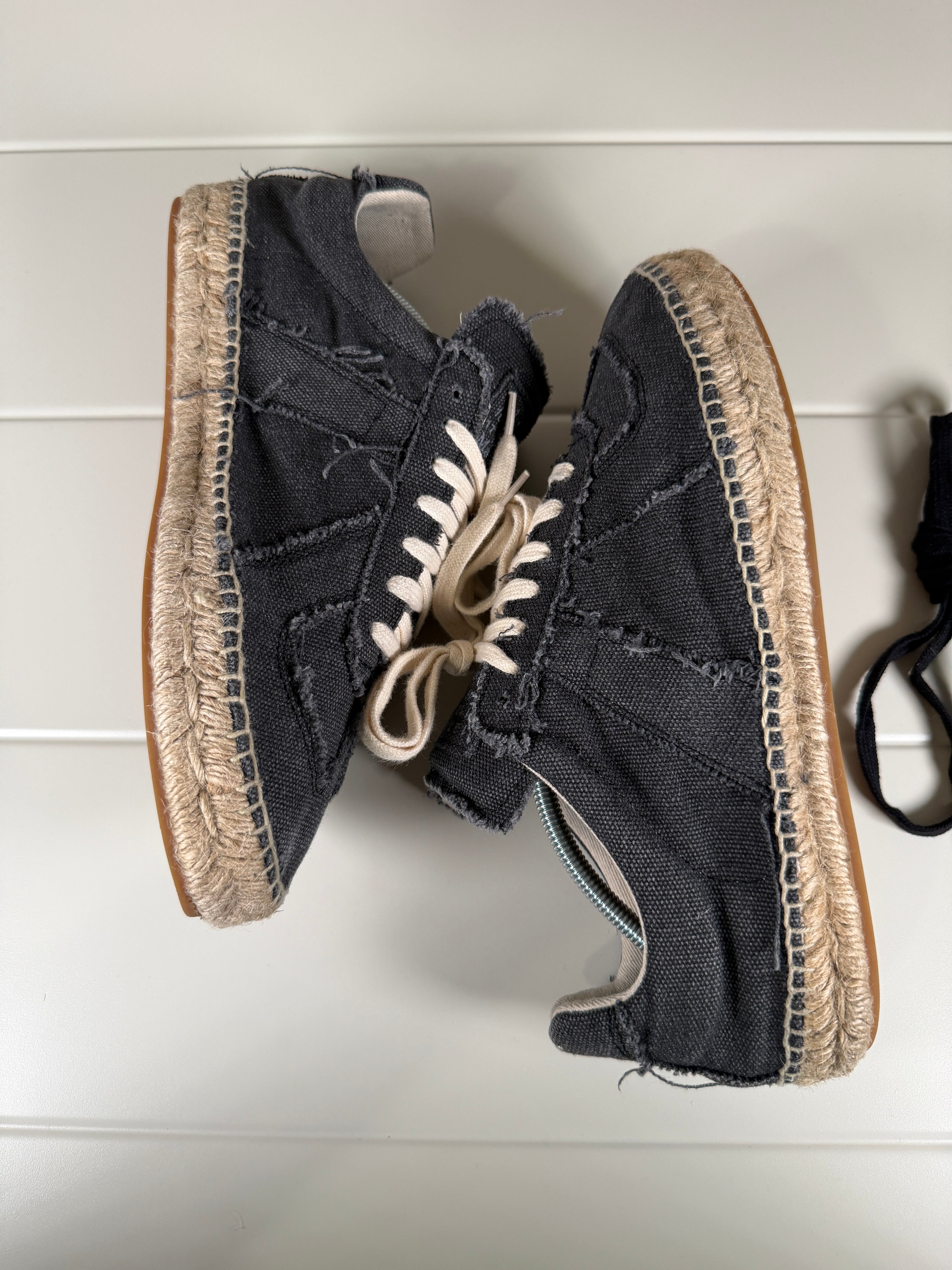 Maison Margiela Black Espadrille Gats 41/8