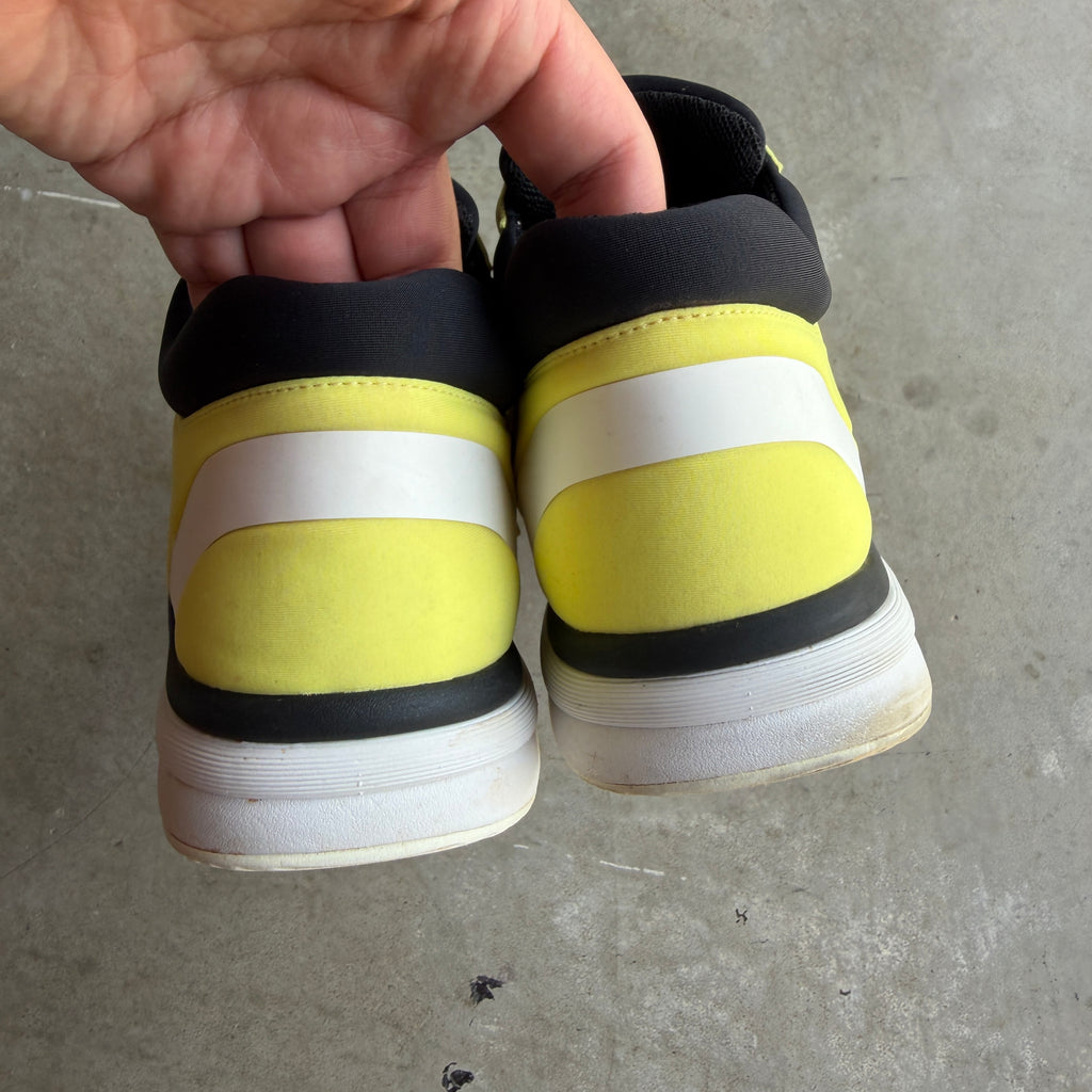 Chanel Neon Yellow Neoprene Runners 42/9