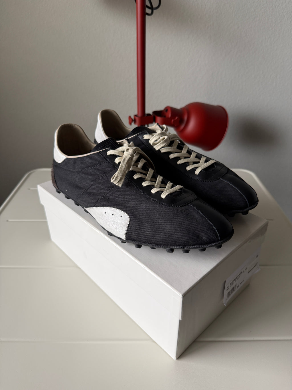 Maison Margiela Black Canvas Sprinter 45/12