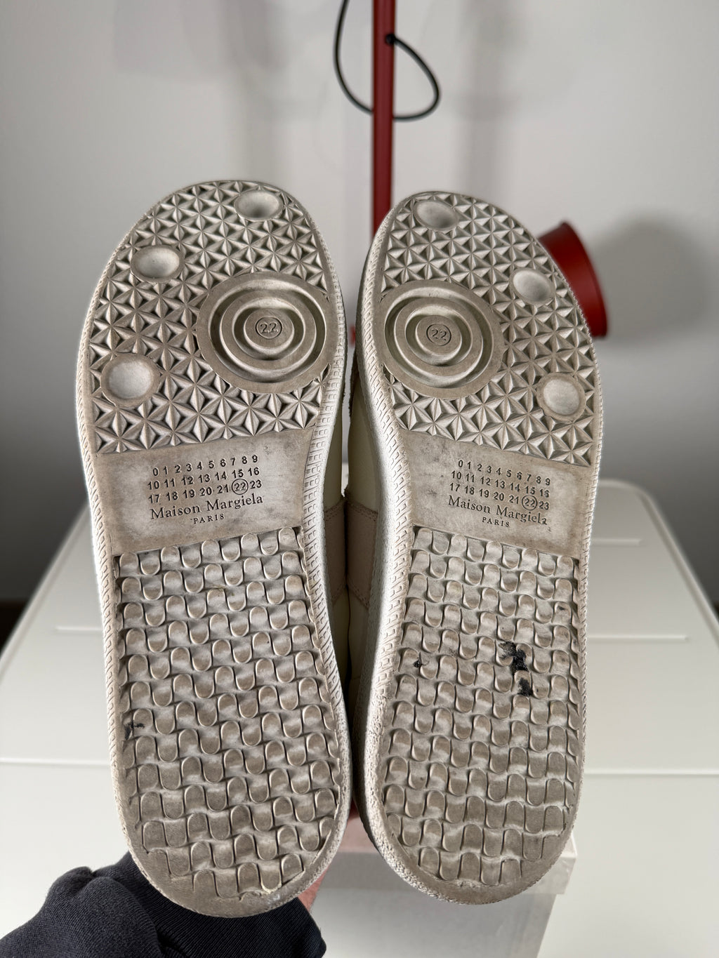 Maison Margiela Triple White Gats 42/9