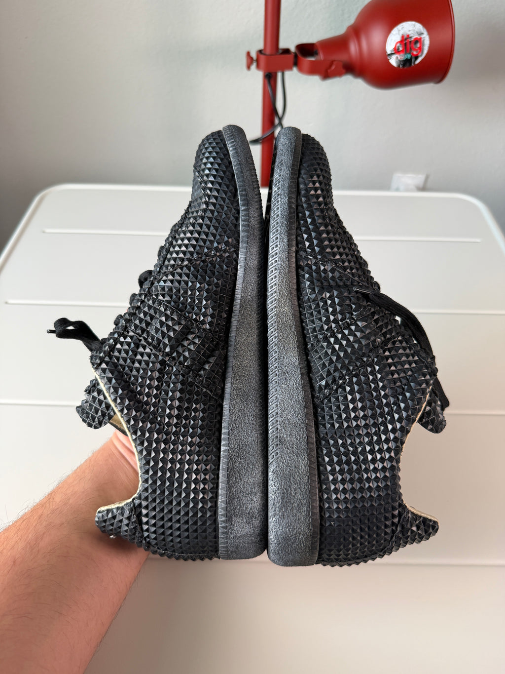 Maison Margiela Black Studded Gats 44/11