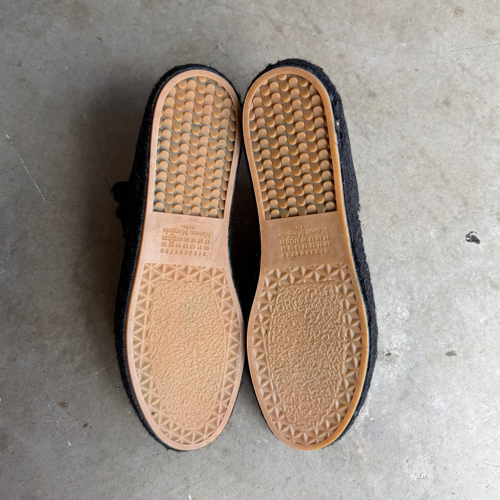 Maison Margiela Triple Black Espadrille Gats 41/8