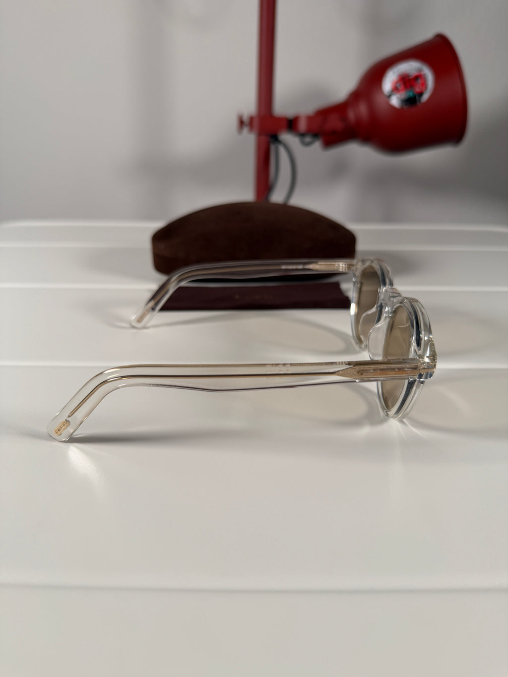 Tom Ford Alt Fit Clear Gold Sunglasses