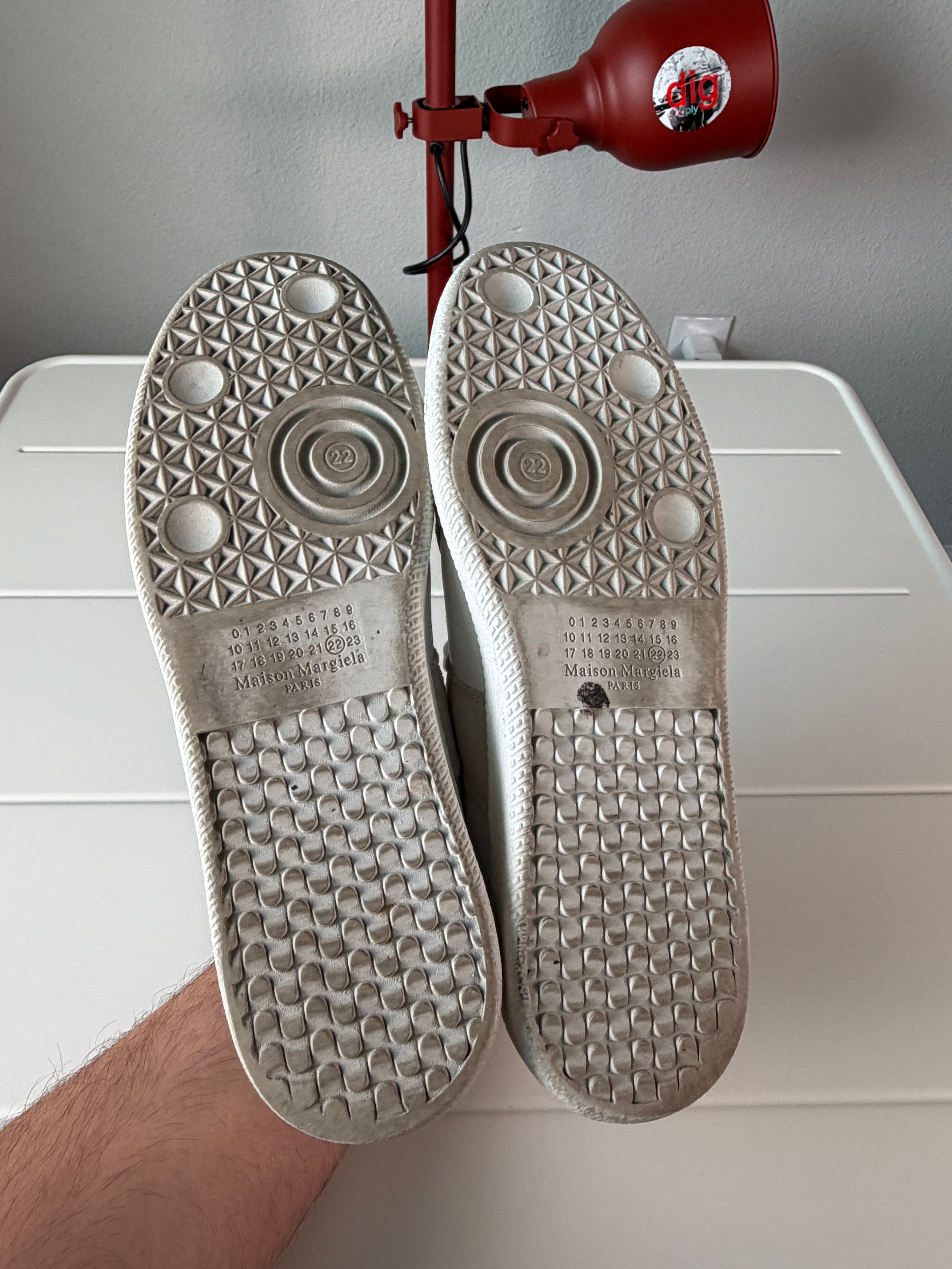 Maison Margiela Triple White Gats 41/8