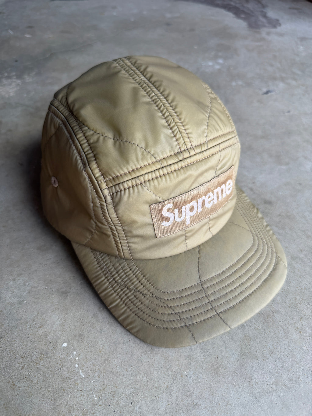 Supreme Olive Quilted Camp Cap
