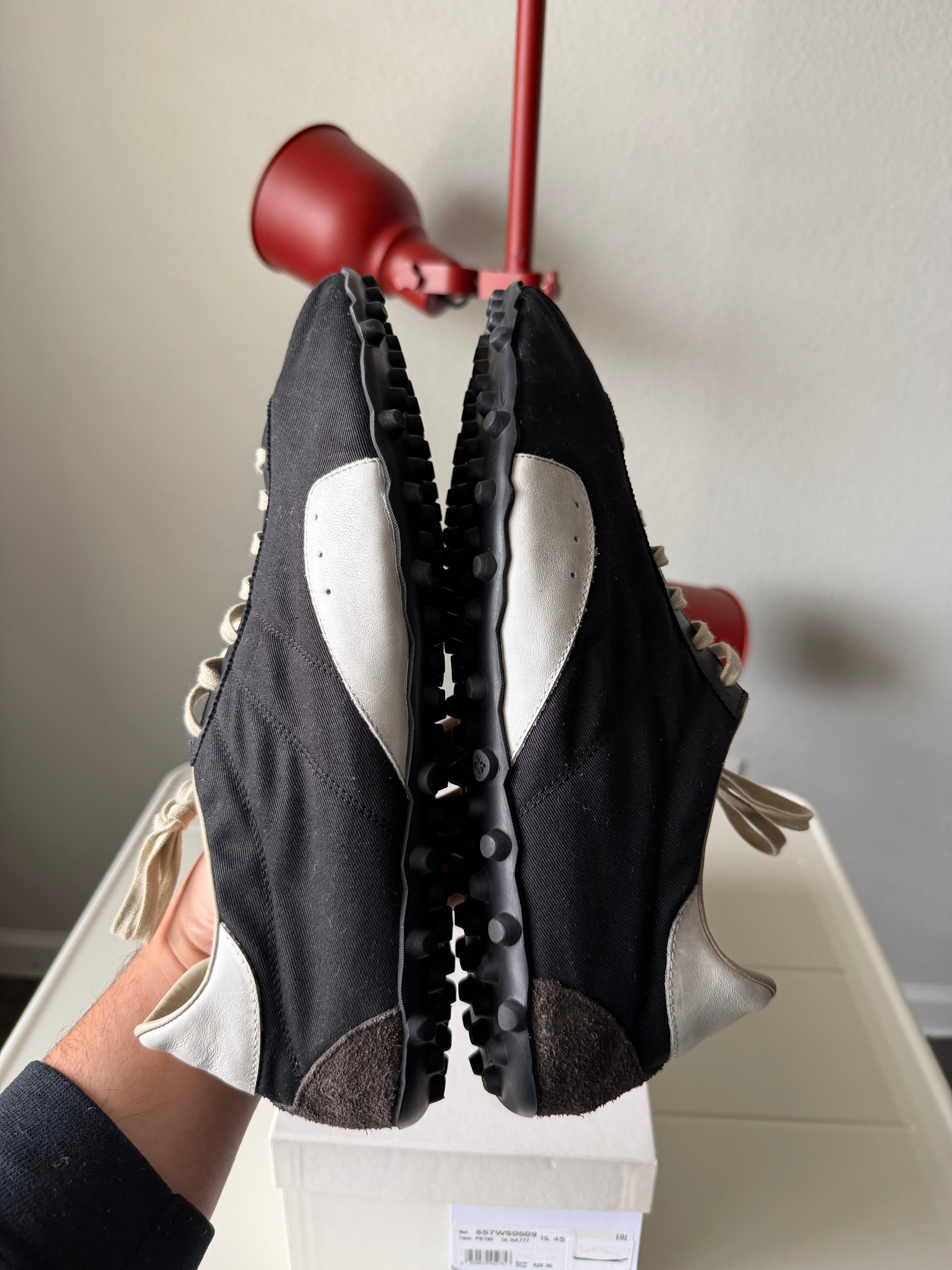 Maison Margiela Black Canvas Sprinter 45/12