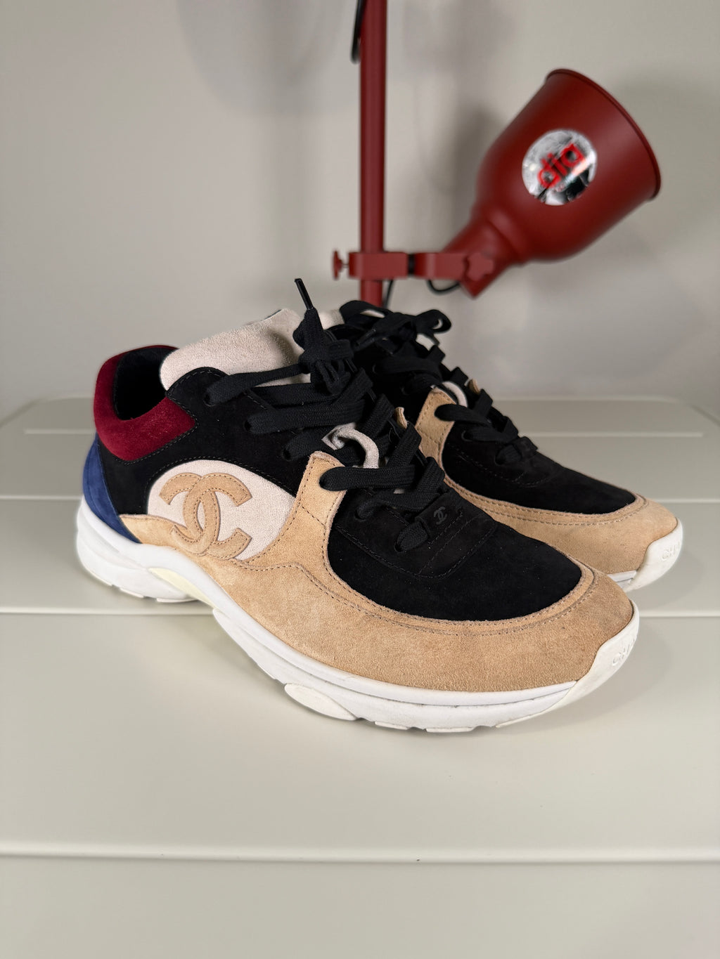 Chanel Multicolor Suede Runners 42/9