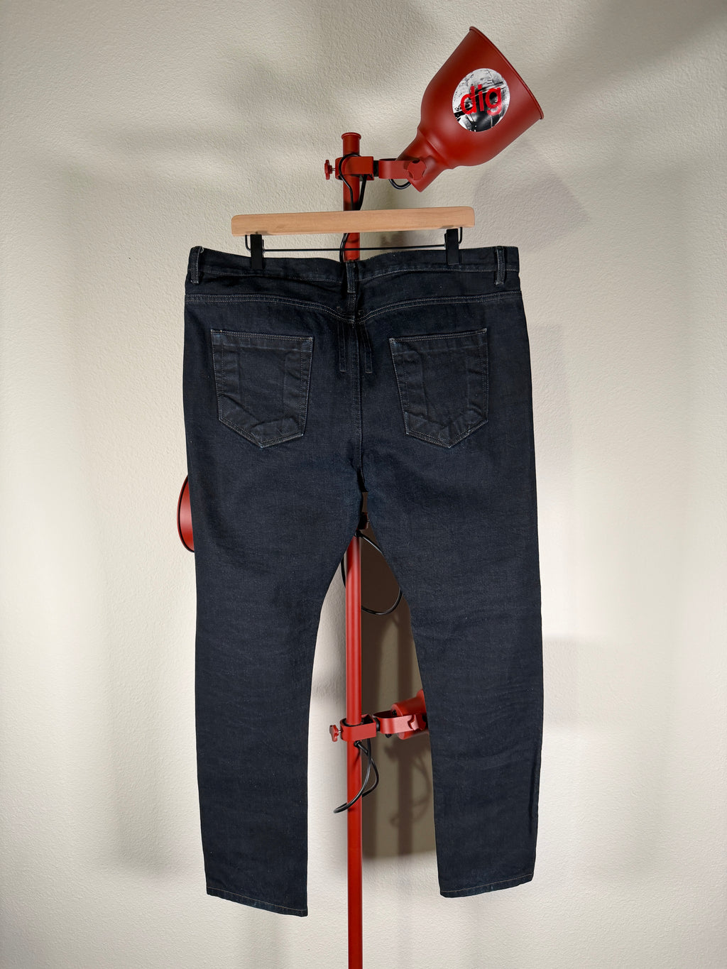 Rick Owens Torrence Cut Dirty Blue Denim