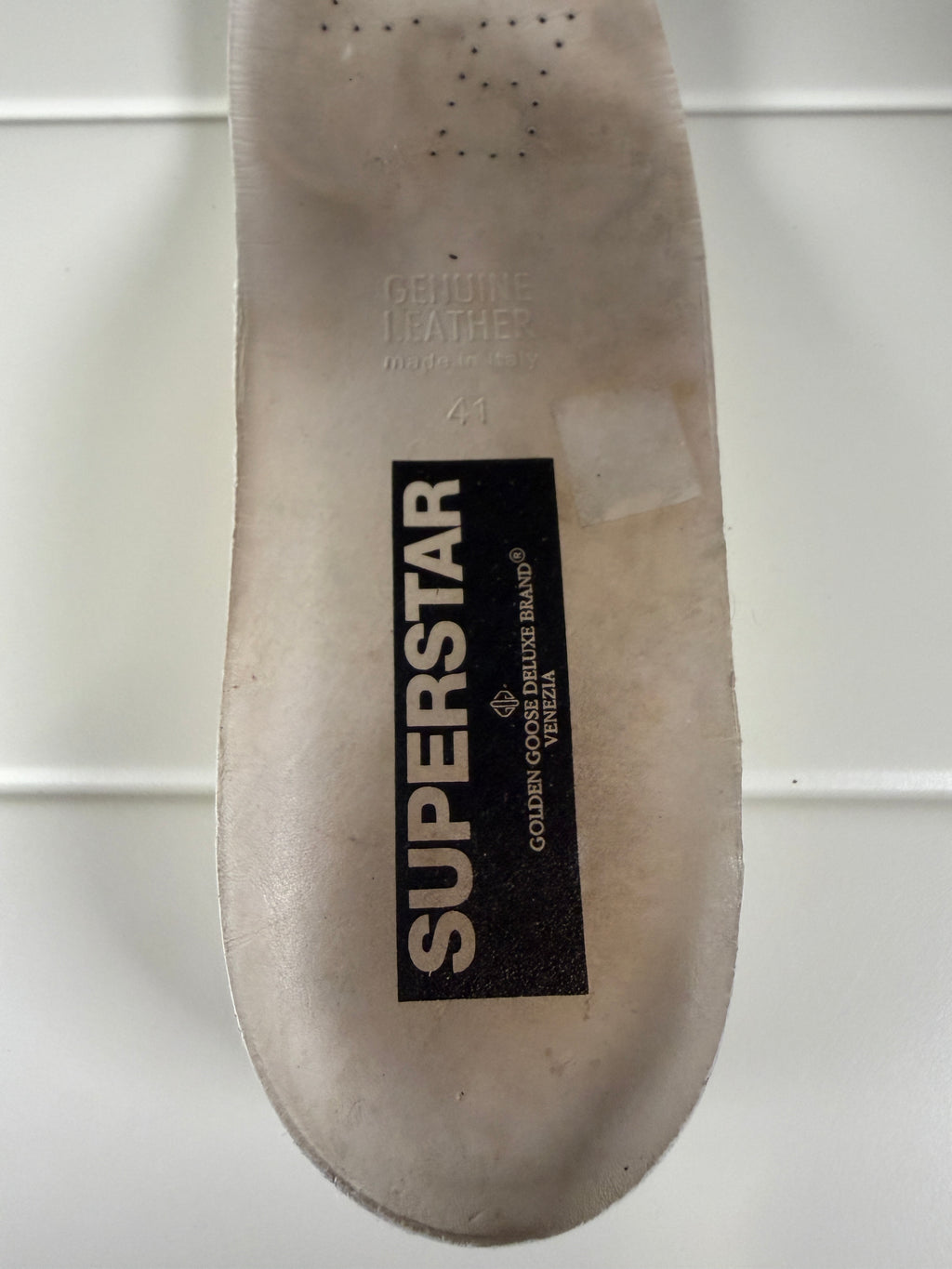 Golden Goose Silver Superstars 41/8