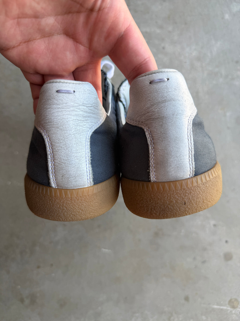 Maison Margiela Navy Canvas Gats 44/11