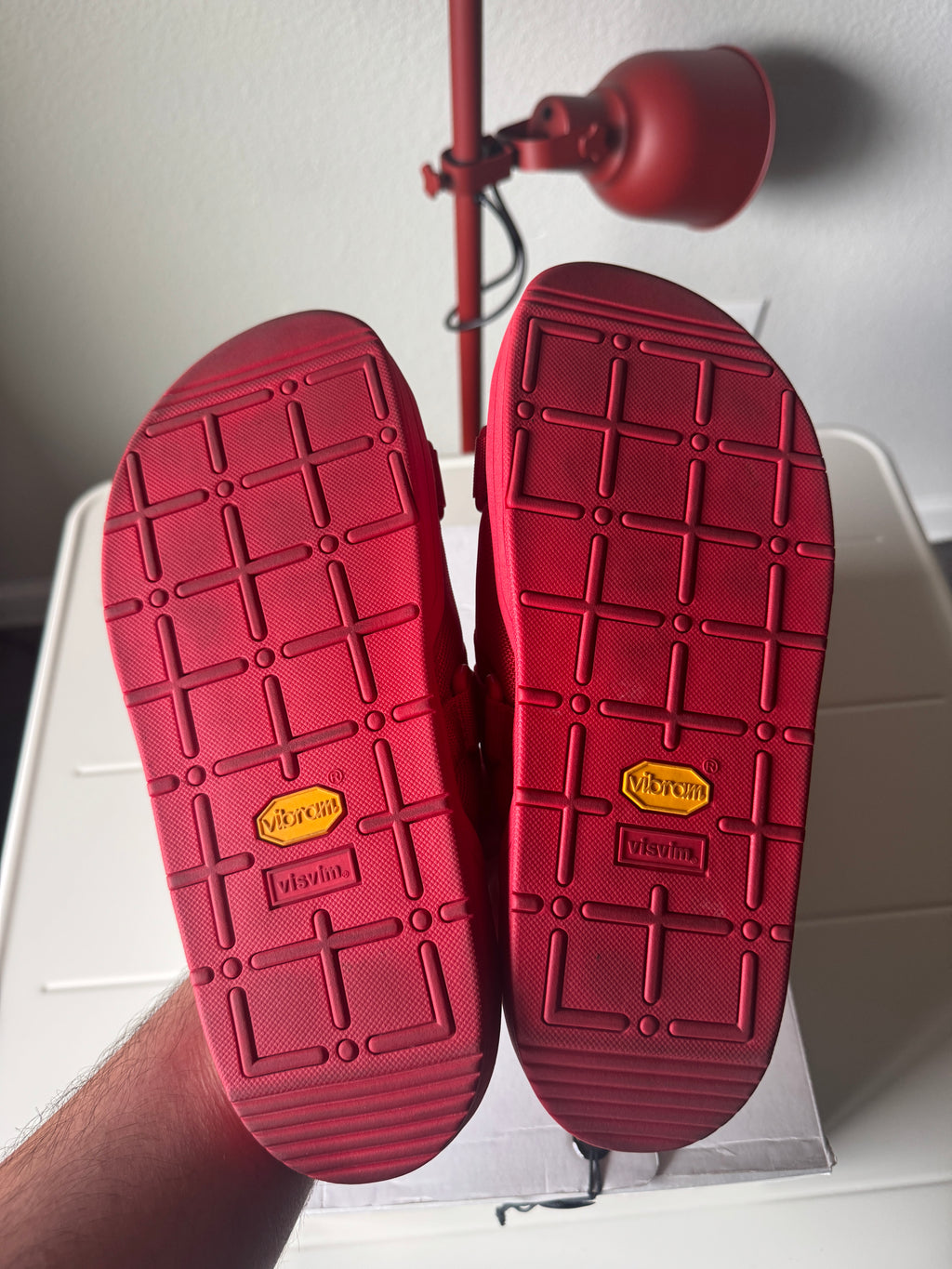 Visvim Christo Red Sandals S