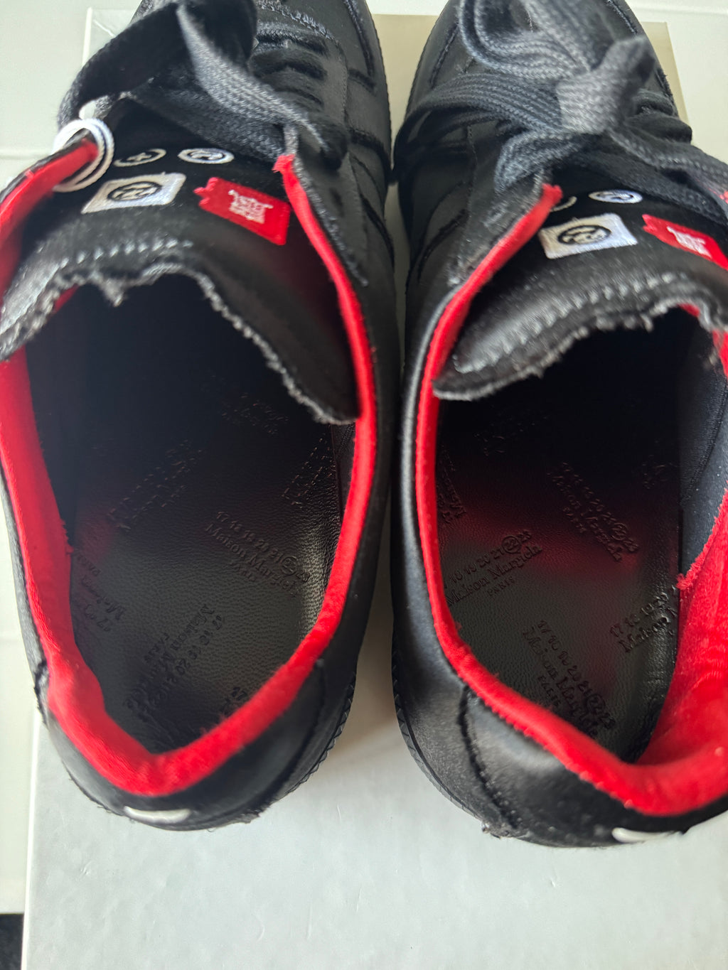 Maison Margiela Satin Black Gats 43/10