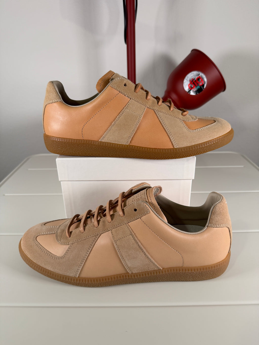Maison Margiela Vachetta Tan Leather Gats 42/9