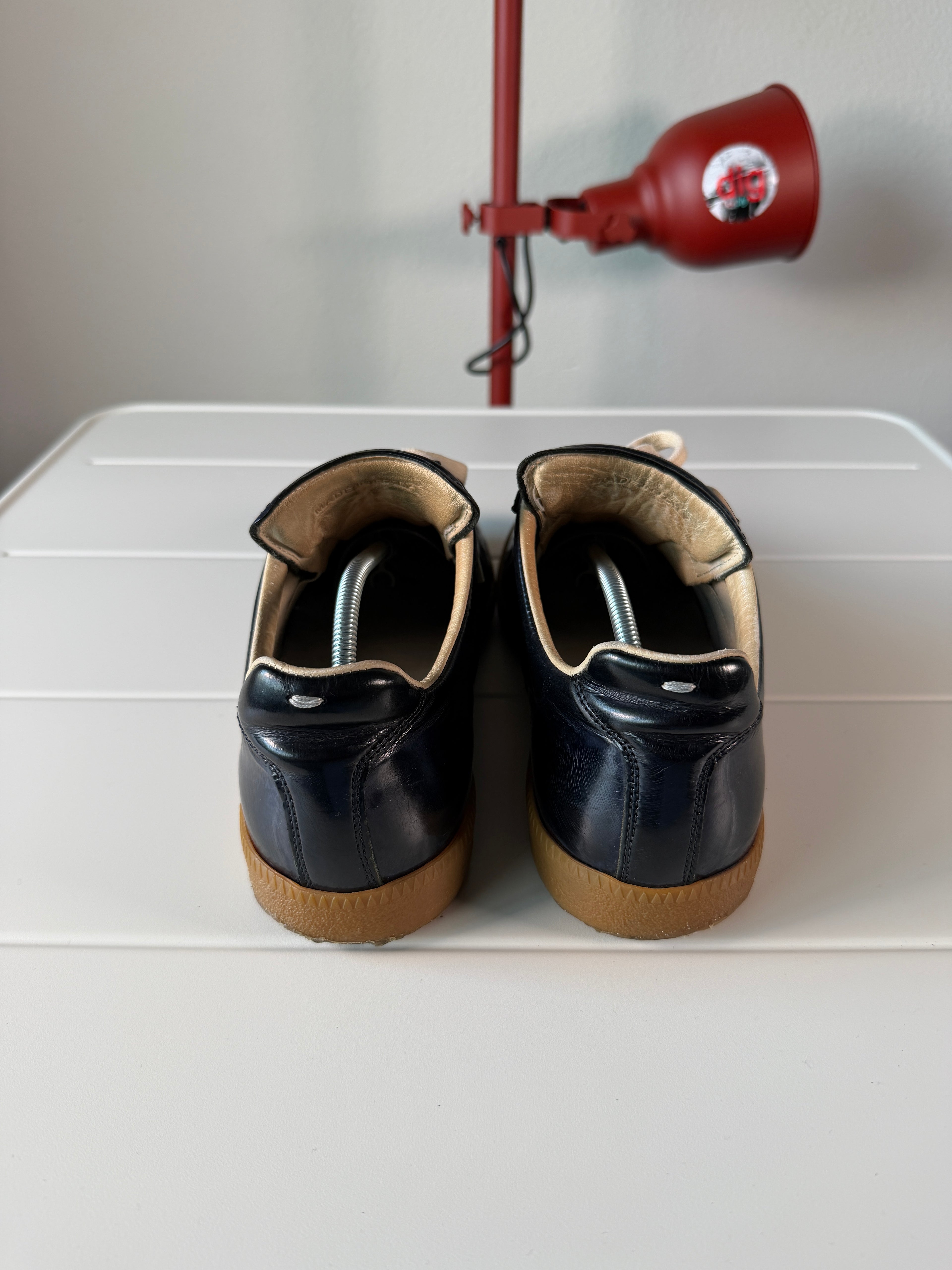 Maison Margiela Patent Leather Black Gum Gats 43/10