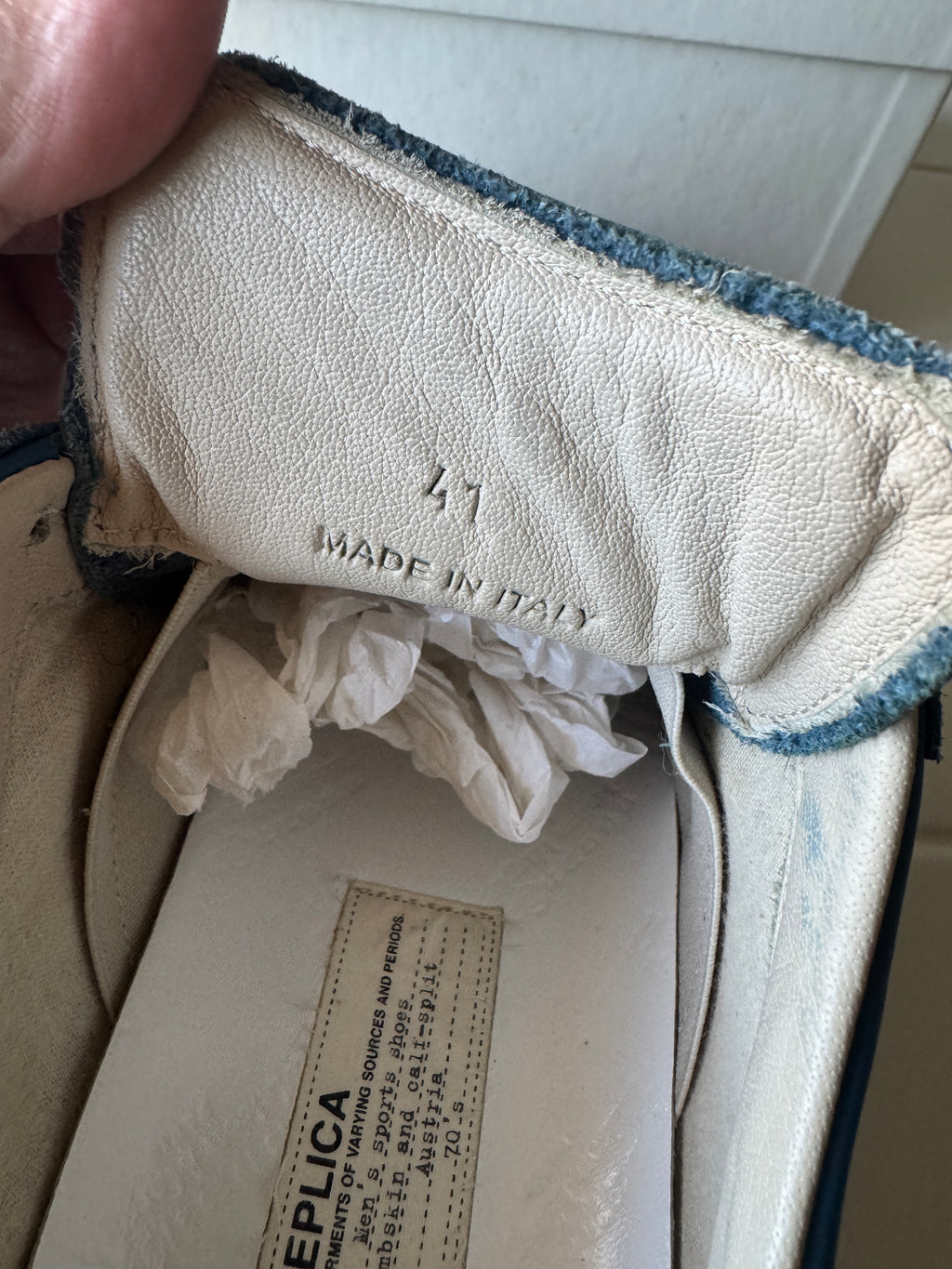 Maison Margiela Blue Gats 41/8