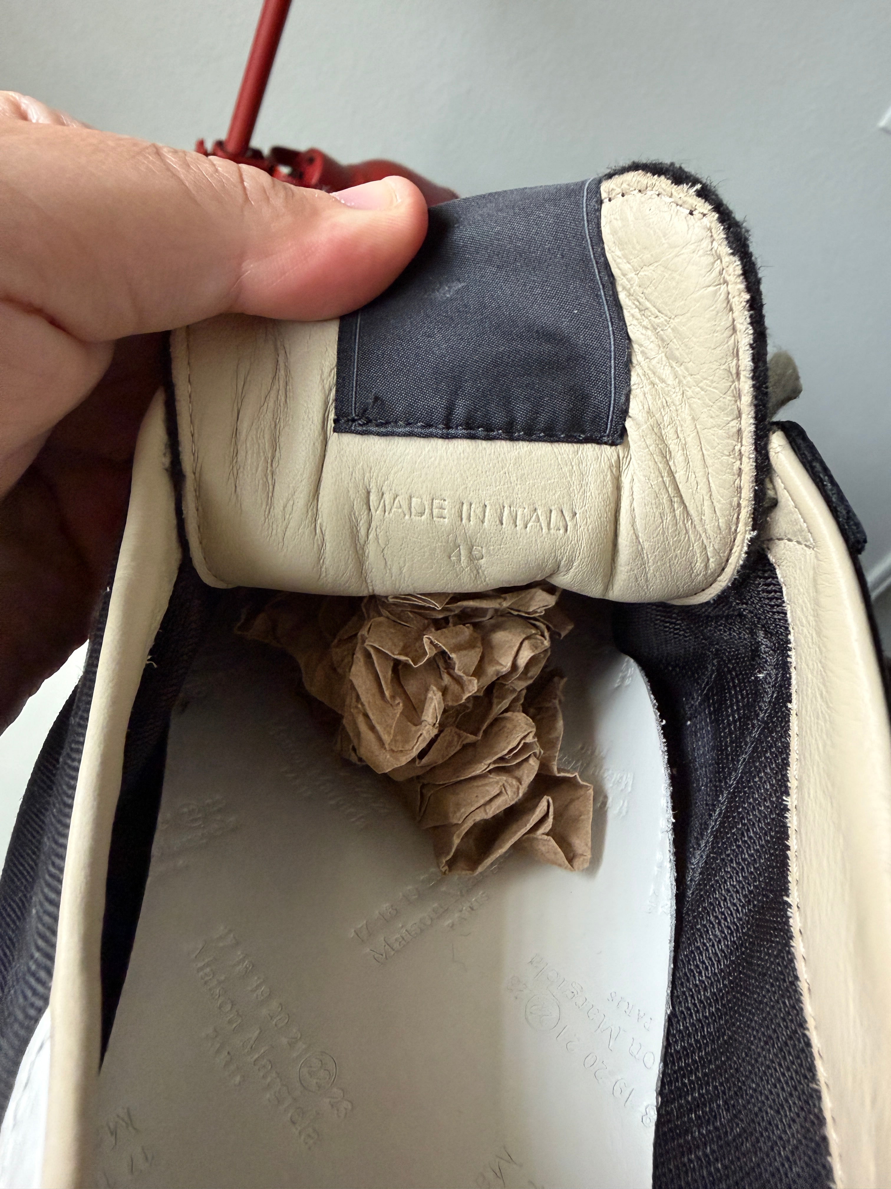 Maison Margiela Black Canvas Sprinter 45/12