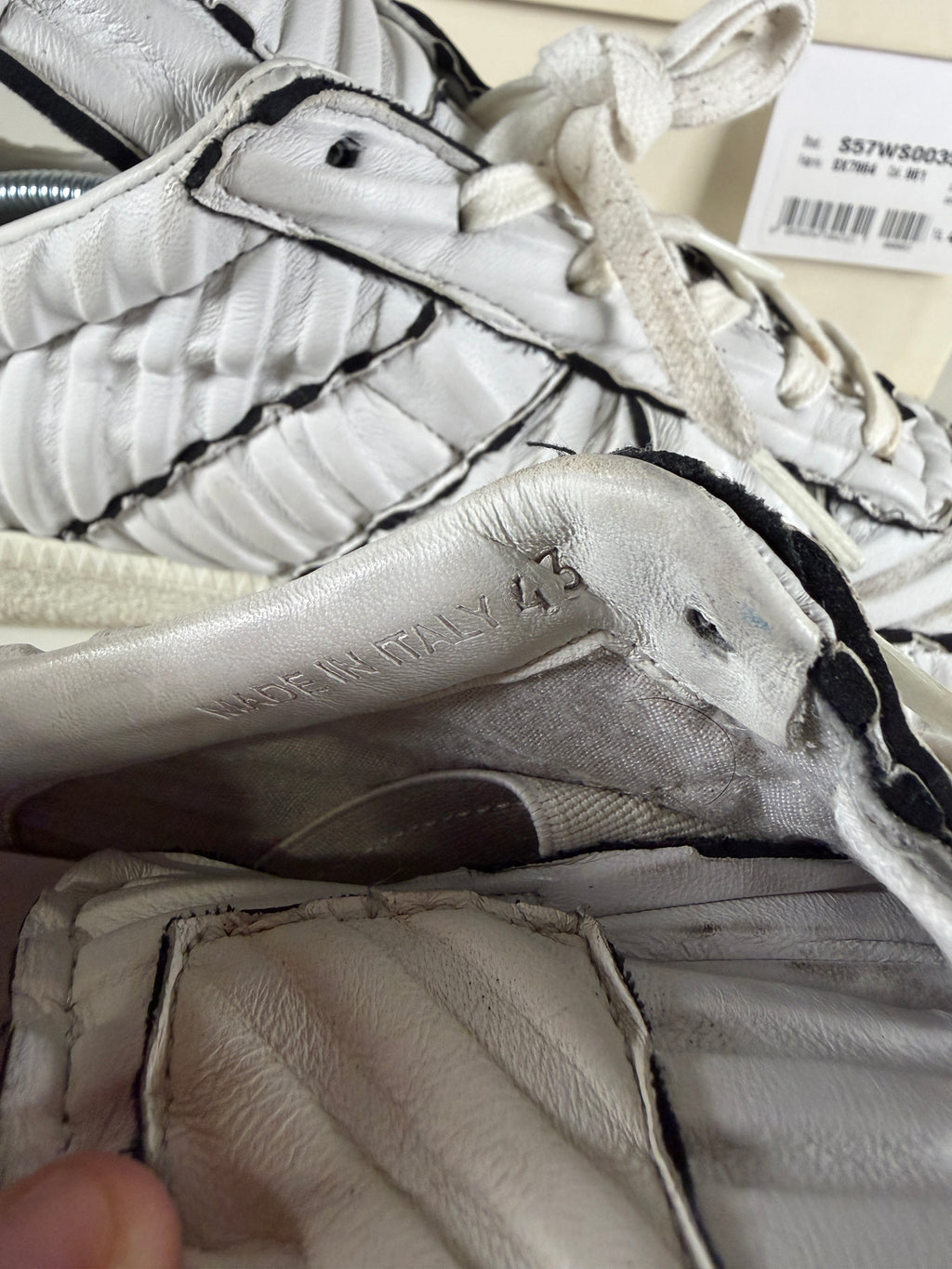 Maison Margiela White 3D Gats 43/10