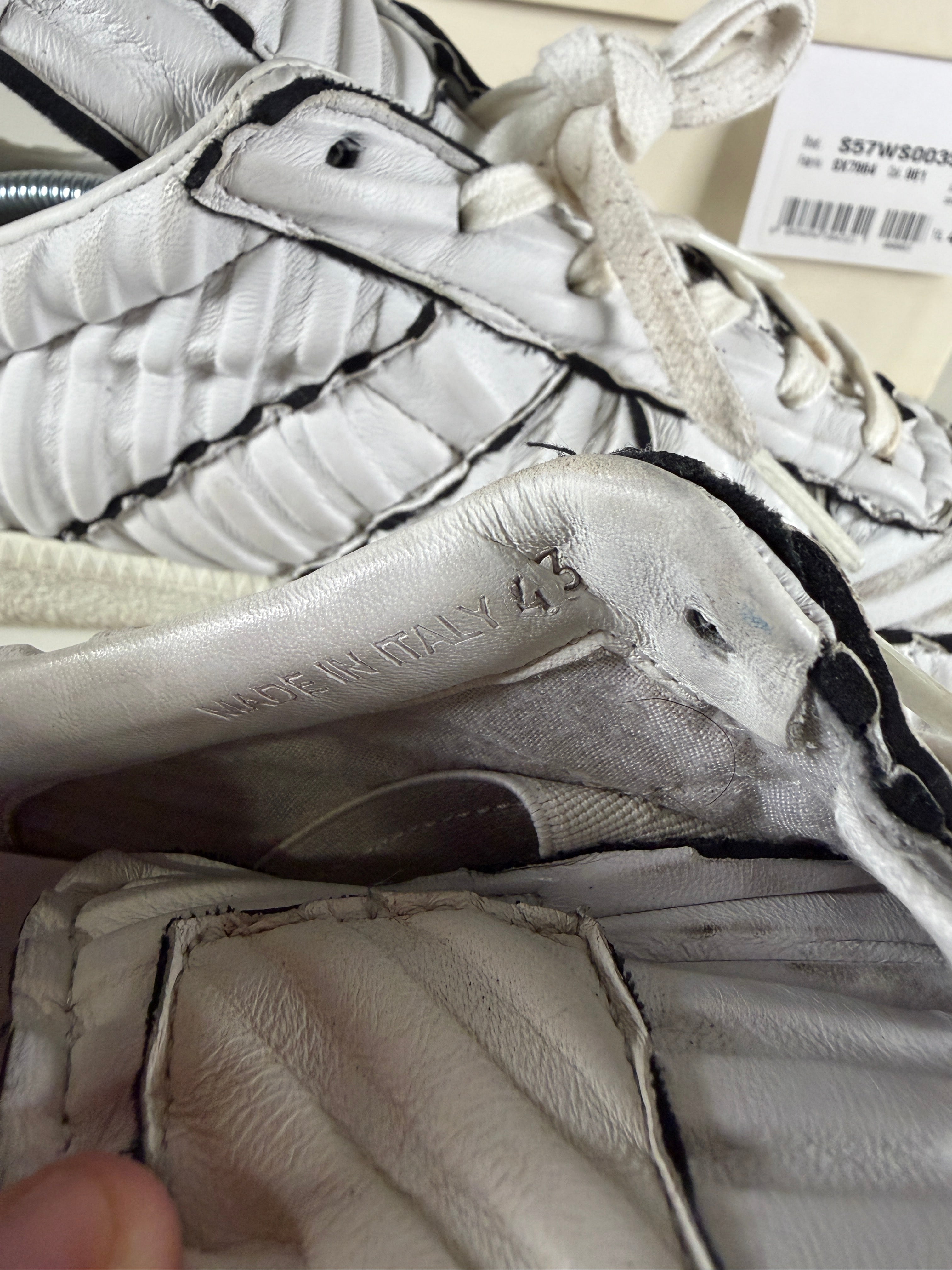 Maison Margiela White 3D Gats 43/10