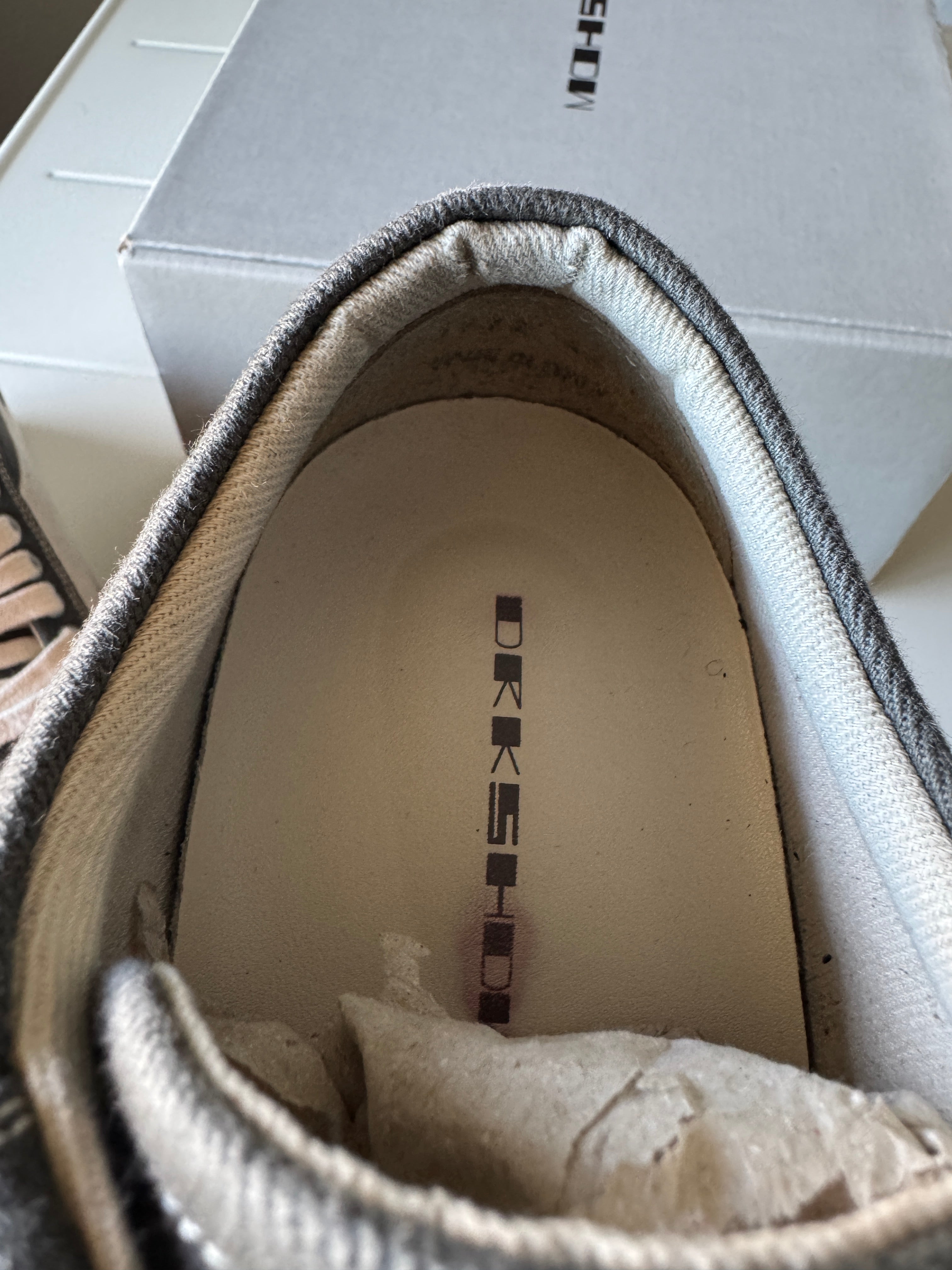 Rick Owens Black Vans Vintage Sneakers 42/9