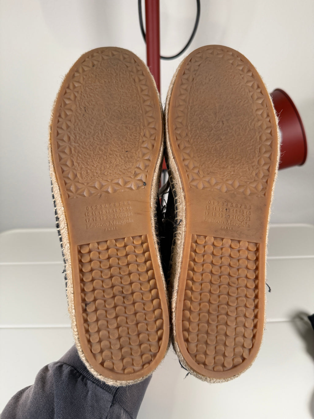Maison Margiela Black Espadrille Gats 41/8