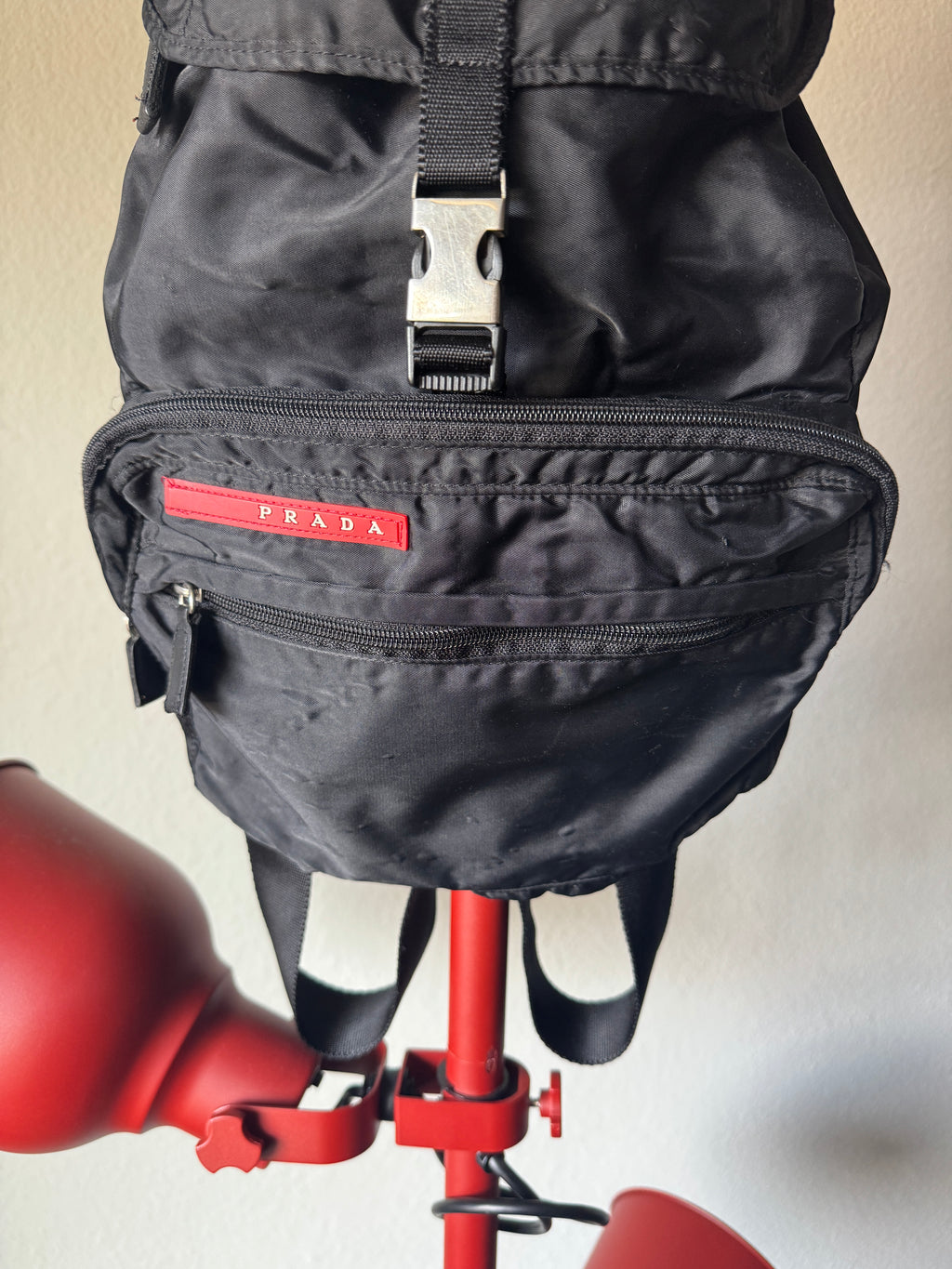 Prada Nylon Black Backpack