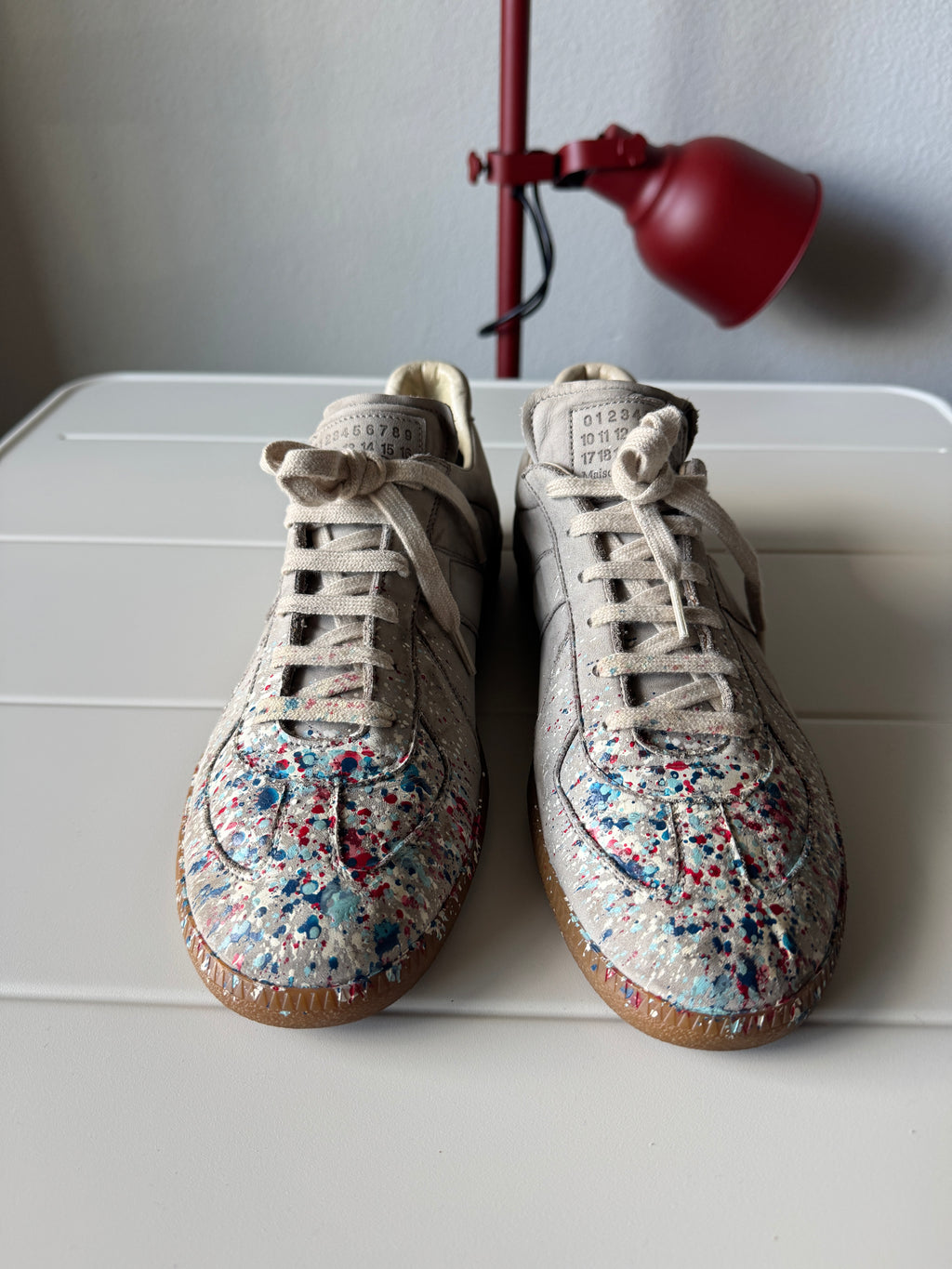 Maison Margiela grey Paint Splatter 43/10