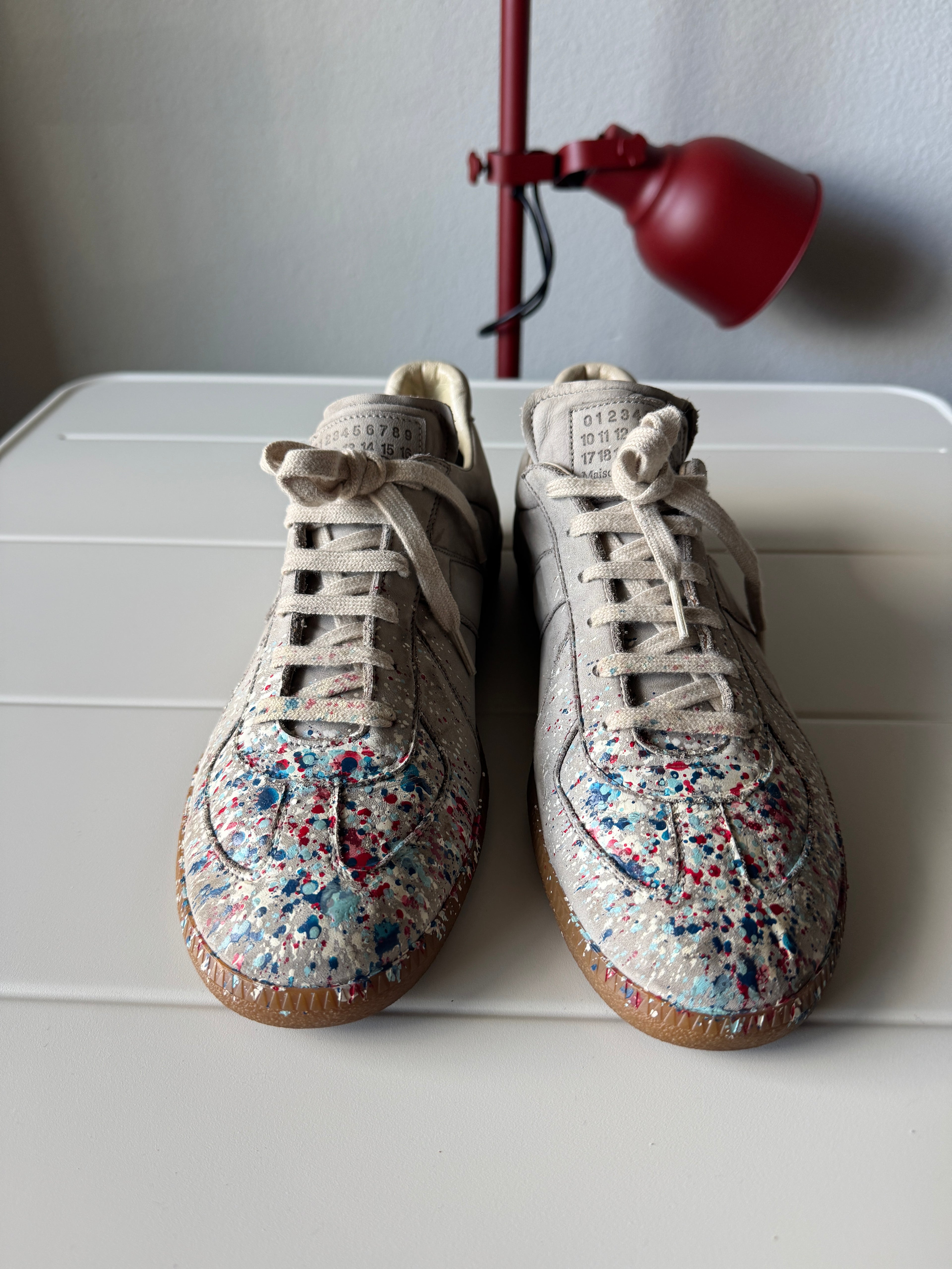 Maison Margiela grey Paint Splatter 43/10