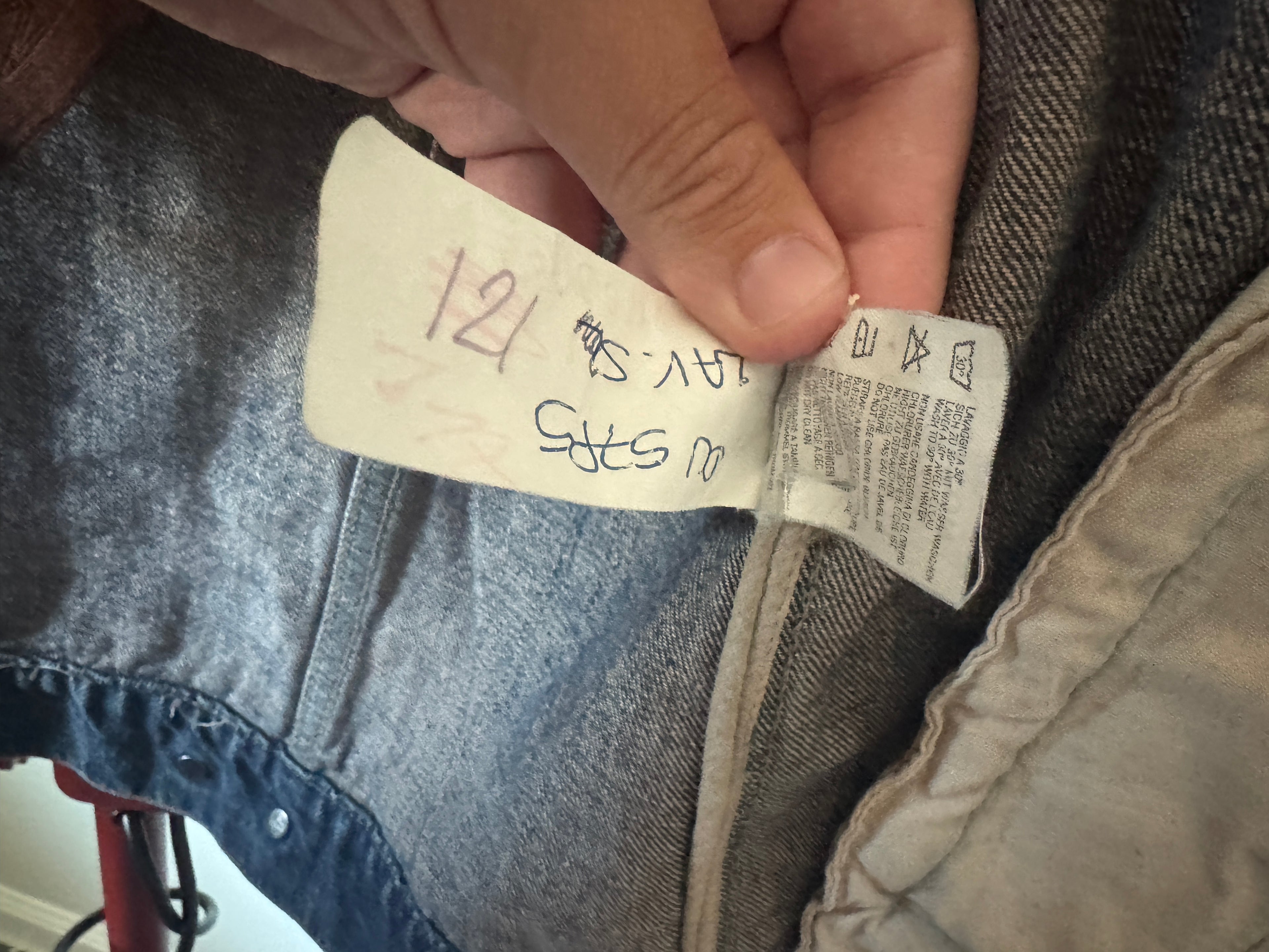 Rick Owens Olmar & Mirta Hustler Sample Trucker Jacket M