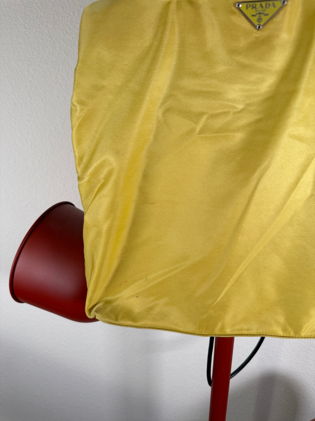 Prada 2000s Giallo Yellow Nylon Bag
