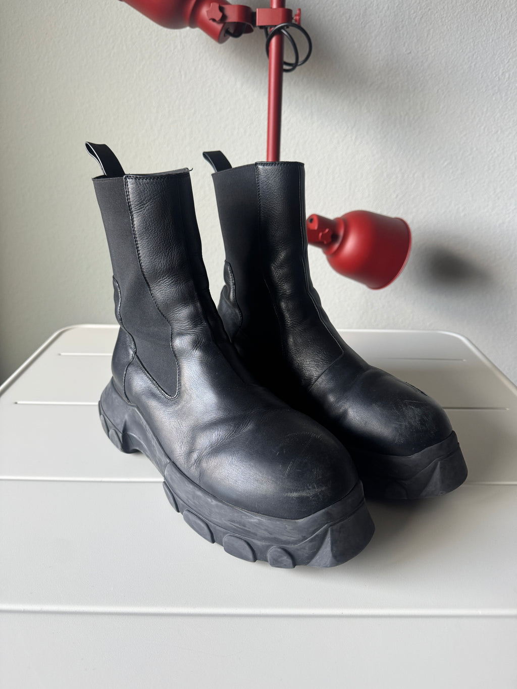 Rick Owens Bozo Beetle Tractor Boots 44/11