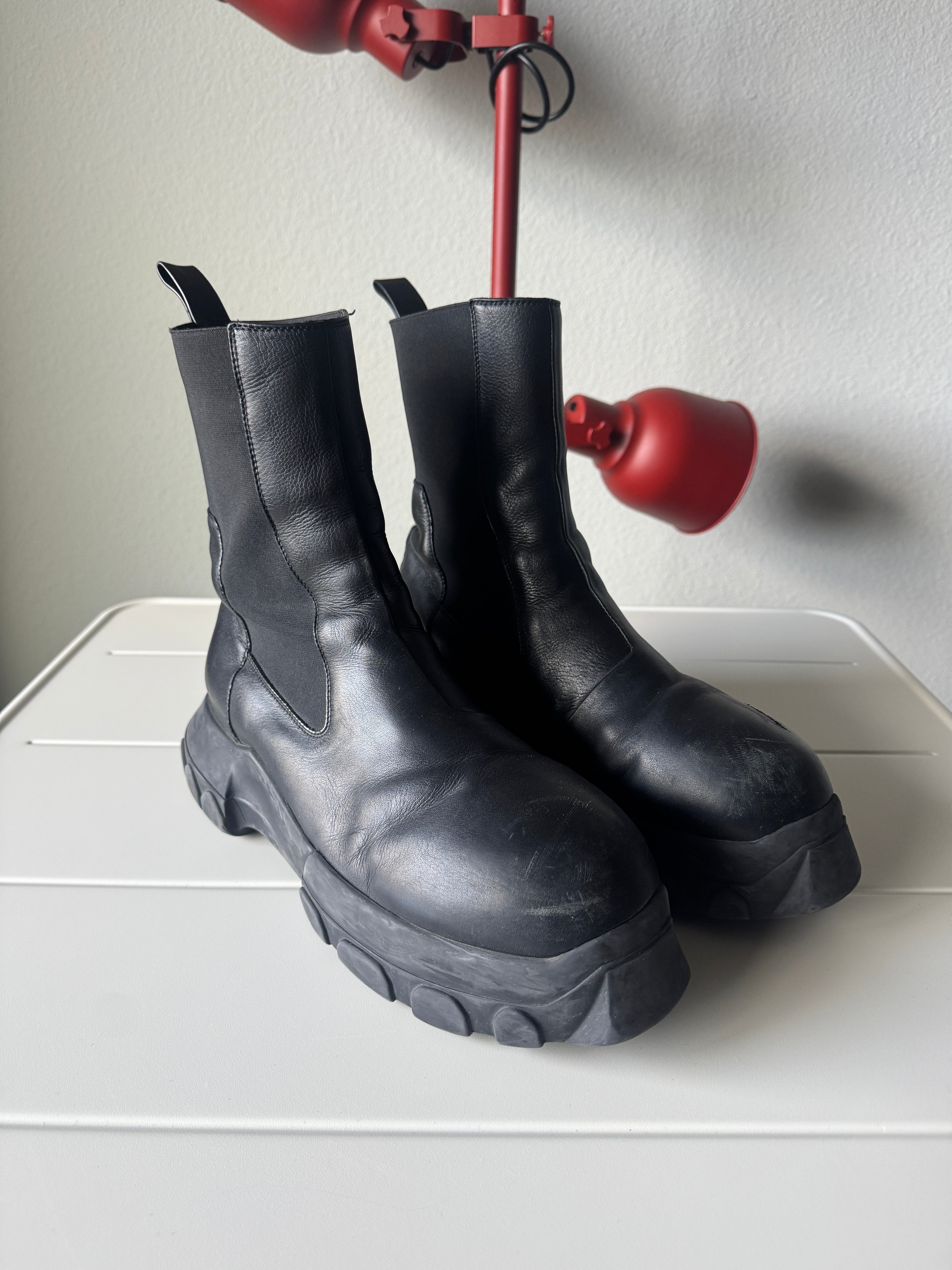 Rick Owens Bozo Beetle Tractor Boots 44/11