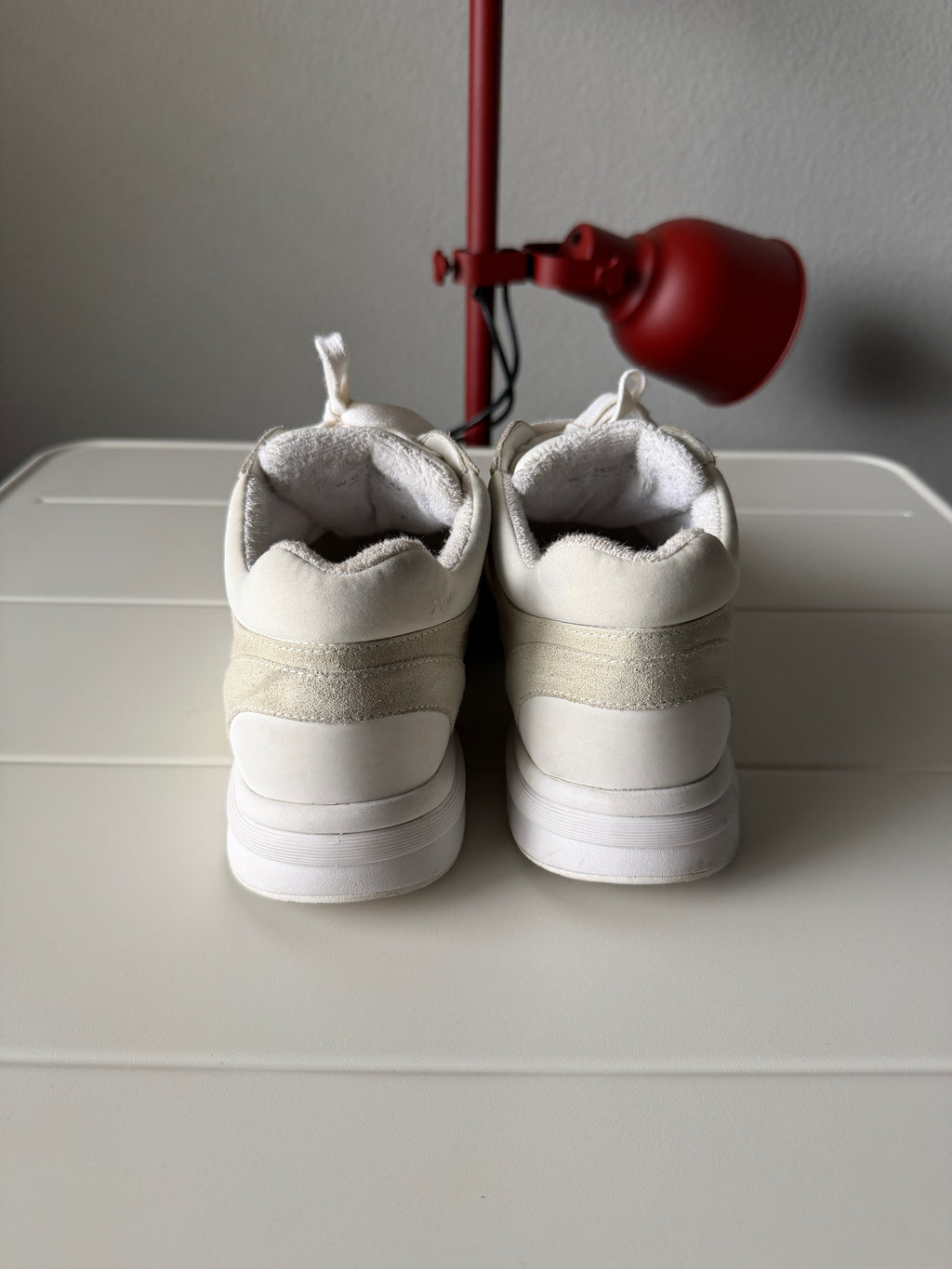 Chanel White Suede Mens Runner 43/10