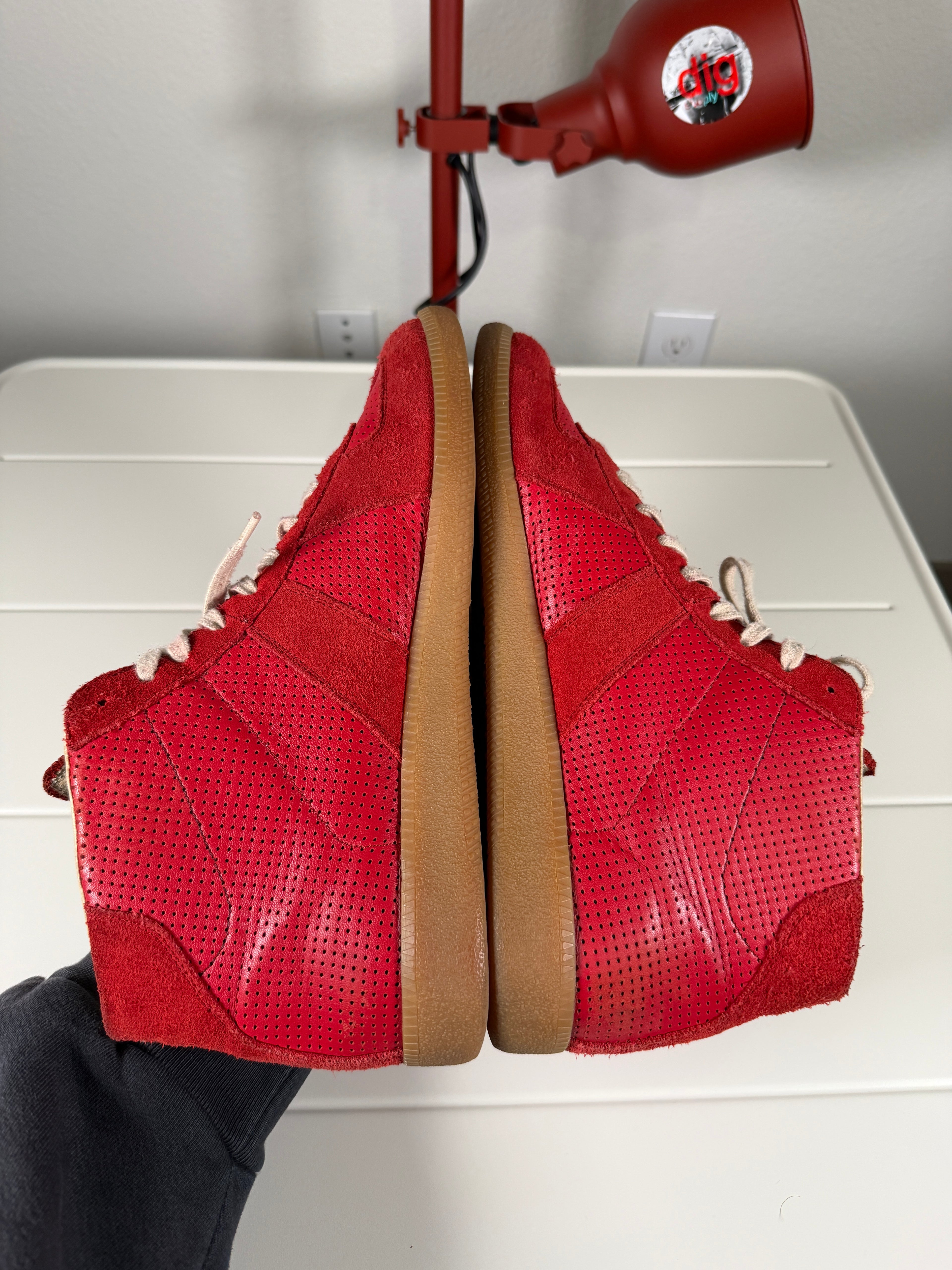 Maison Margiela Mesh Red High Gats 44/11