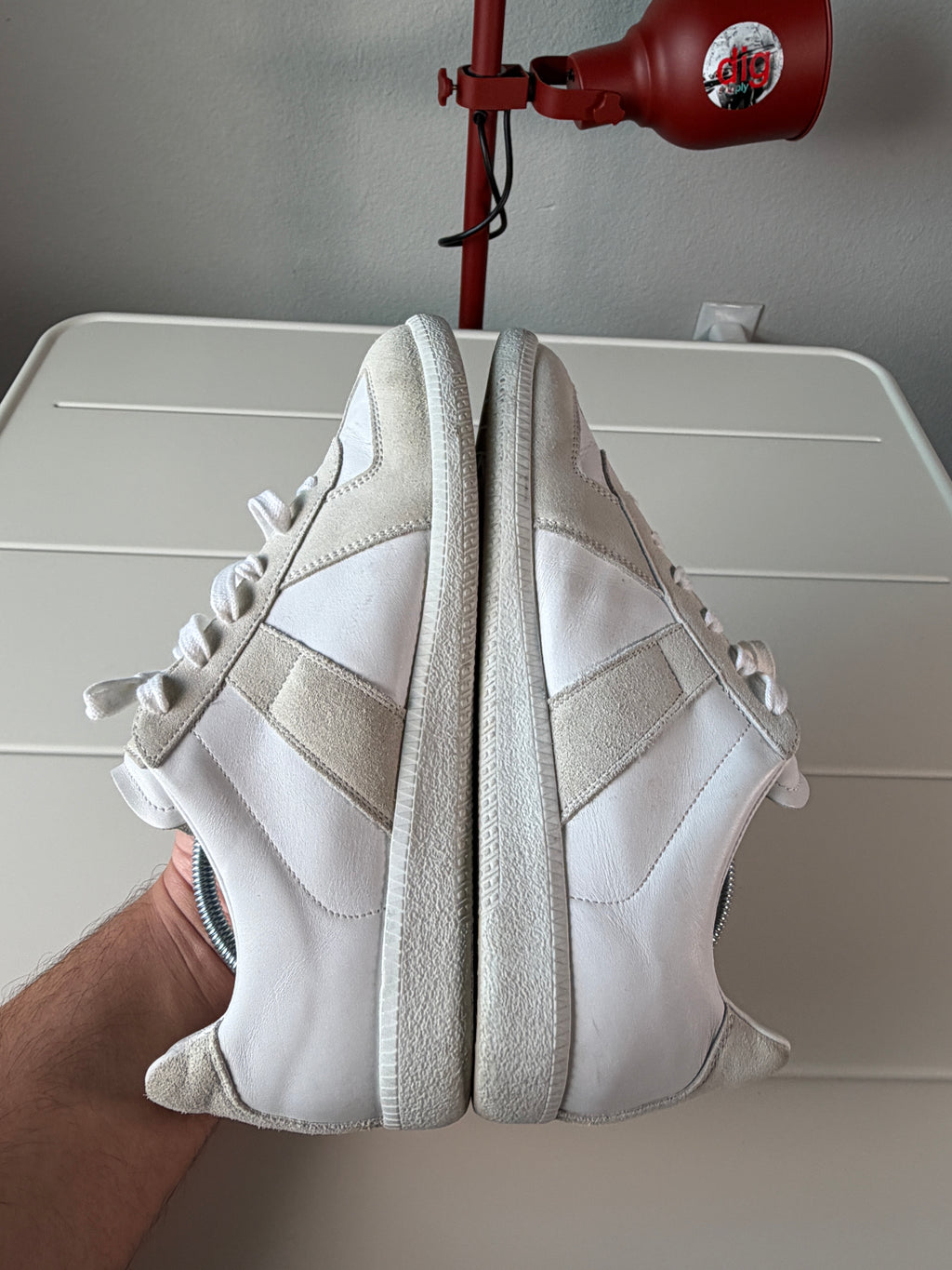 Maison Margiela Triple White Gats 41/8