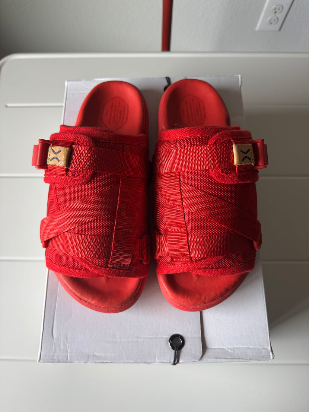 Visvim Christo Red Sandals S