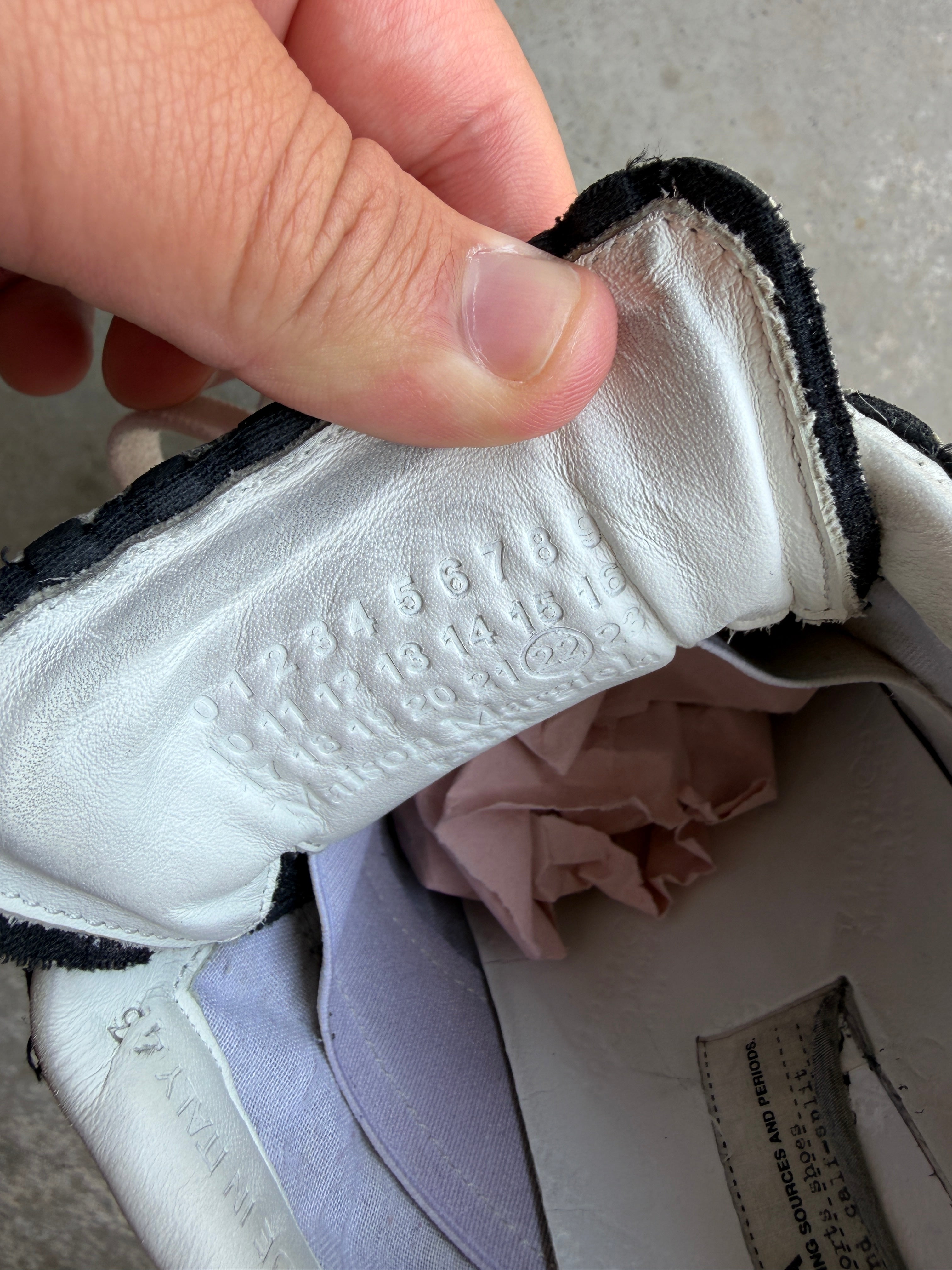 Maison Margiela White 3D Gats 43/10