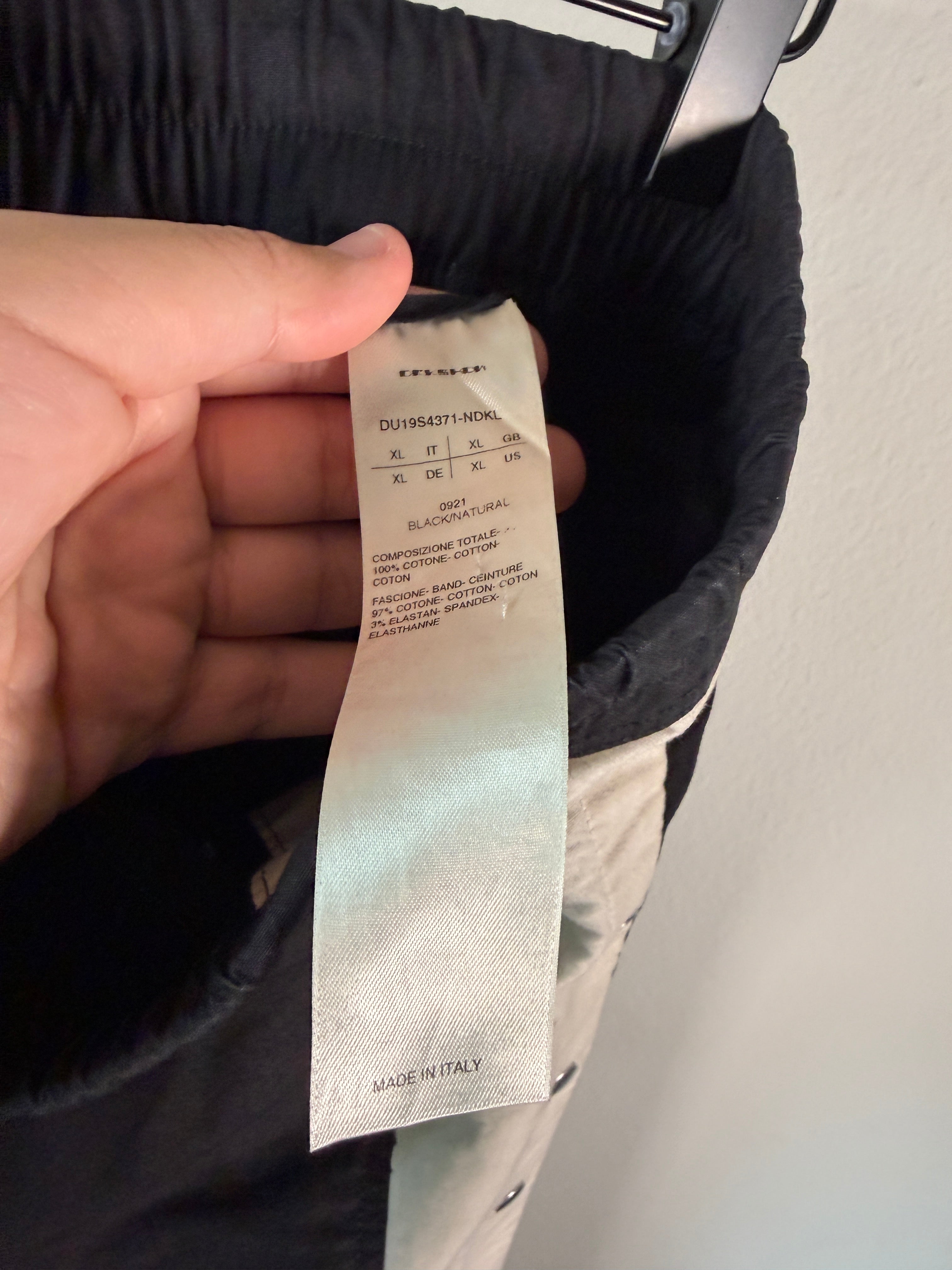 Rick Owens Two Tone Pusher Pant XL