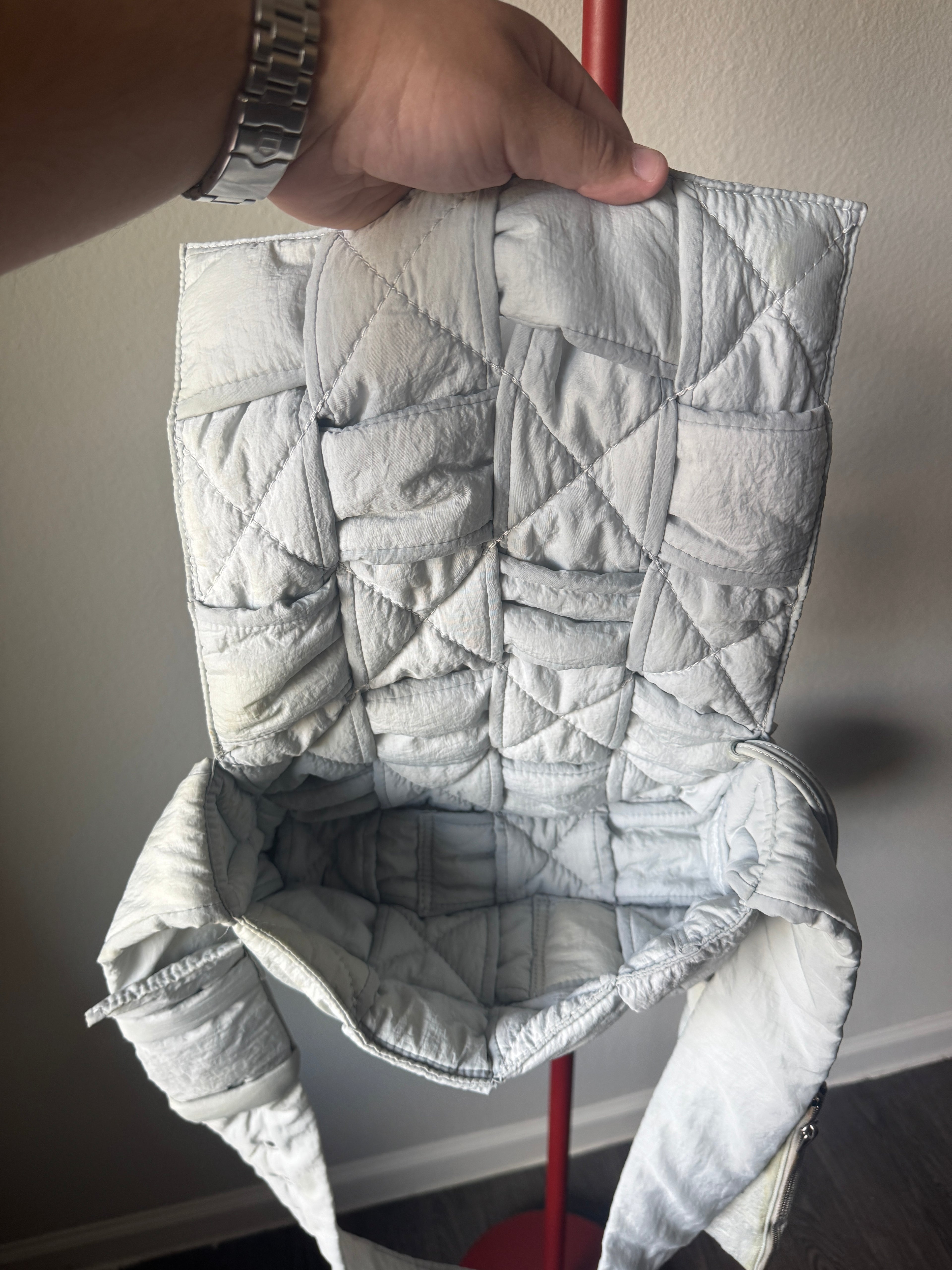 Bottega Veneta Padded Cassette Nylon Bag