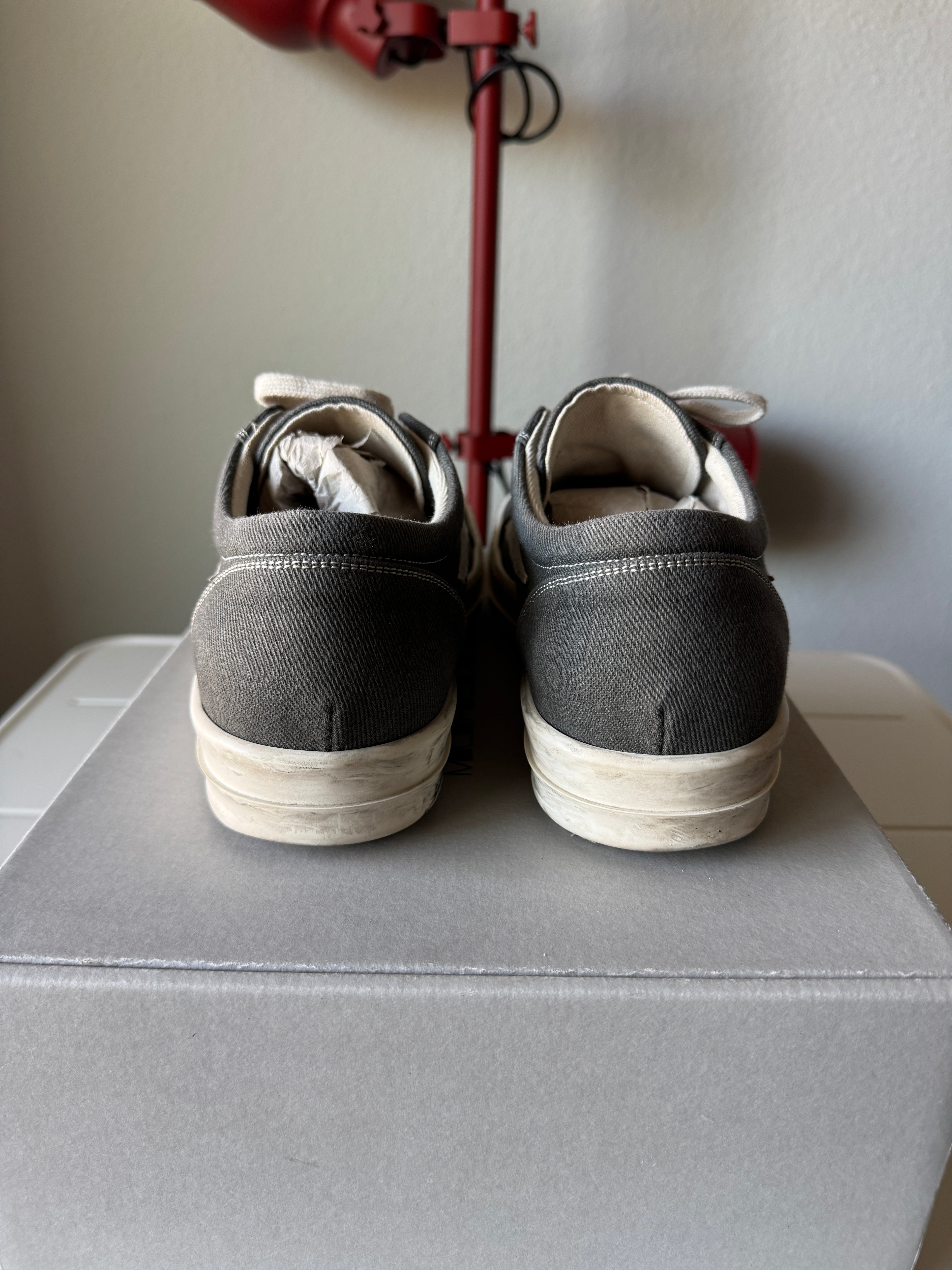 Rick Owens Black Vans Vintage Sneakers 42/9