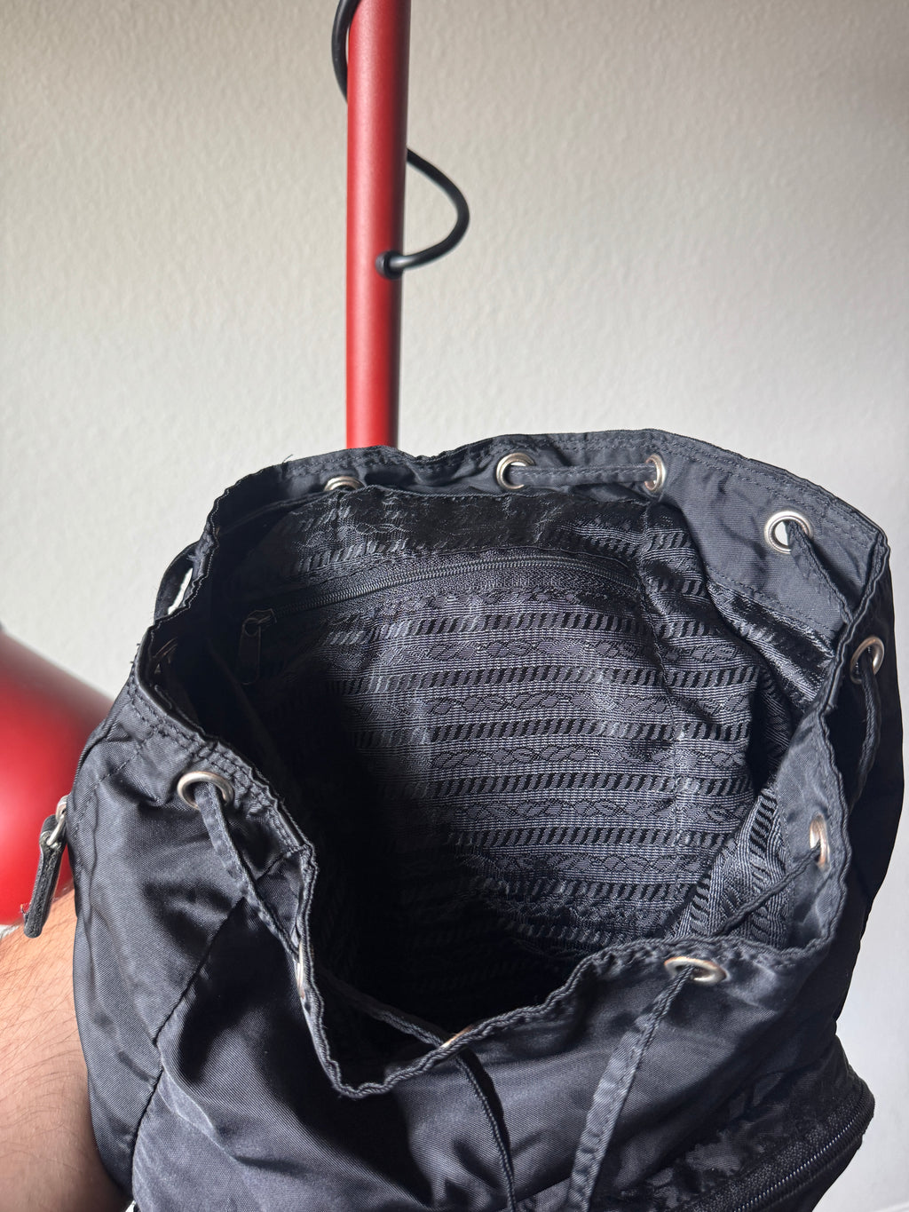 Prada Nylon Black Backpack
