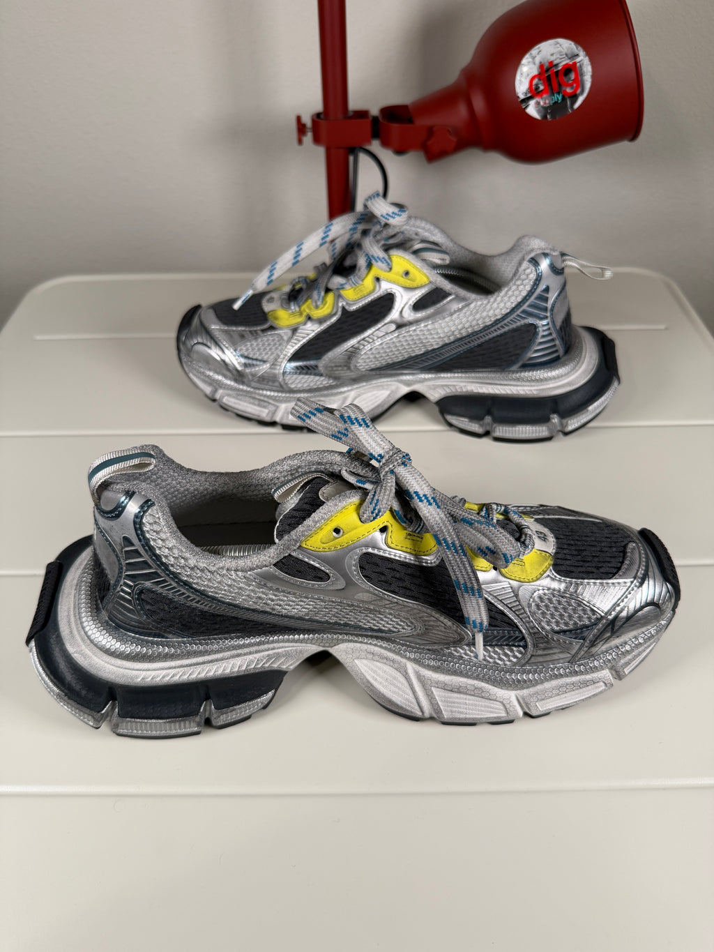 Balenciaga 3XL Yellow Navy Sneakers 43/10