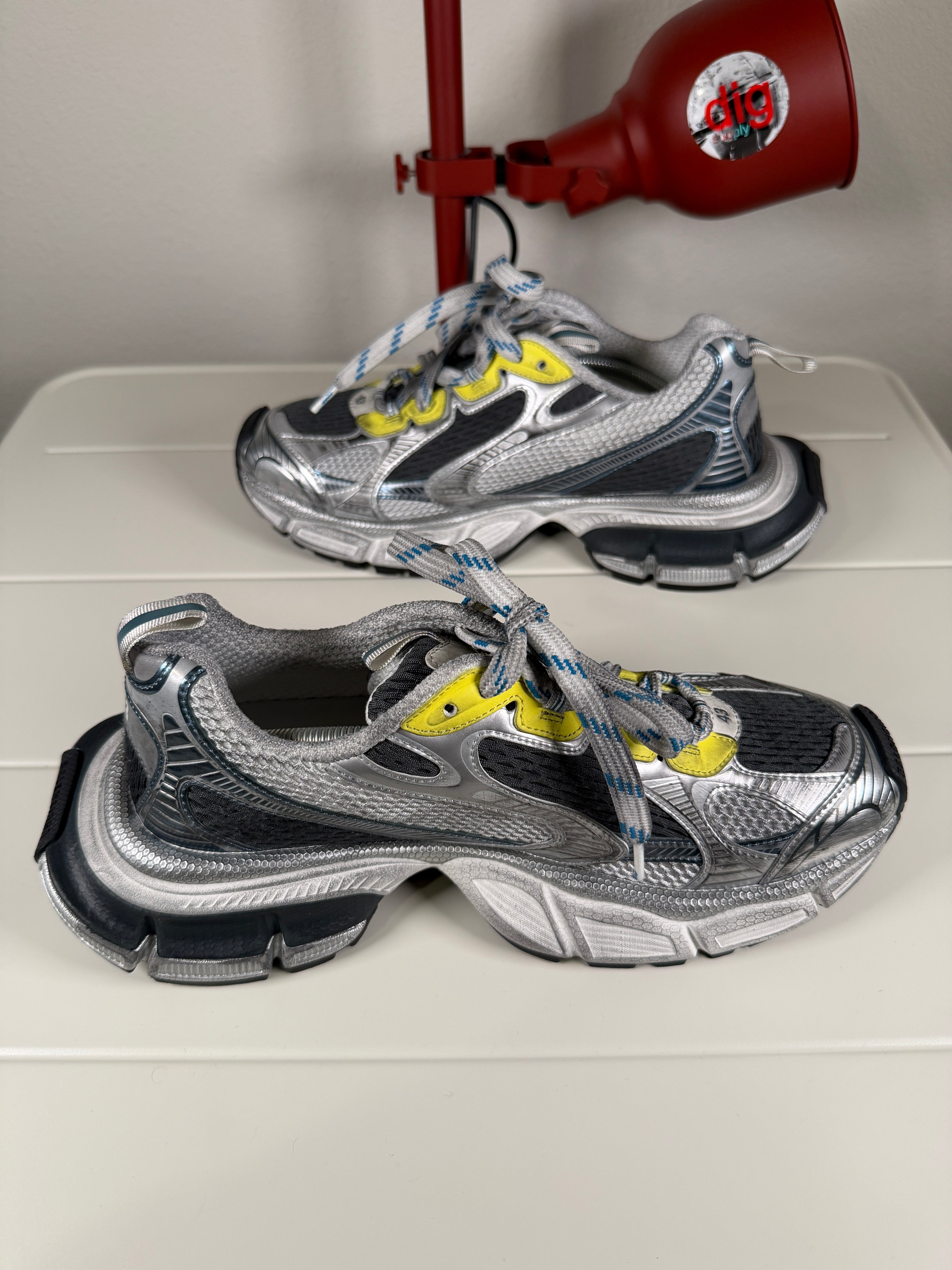 Balenciaga 3XL Yellow Navy Sneakers 43/10
