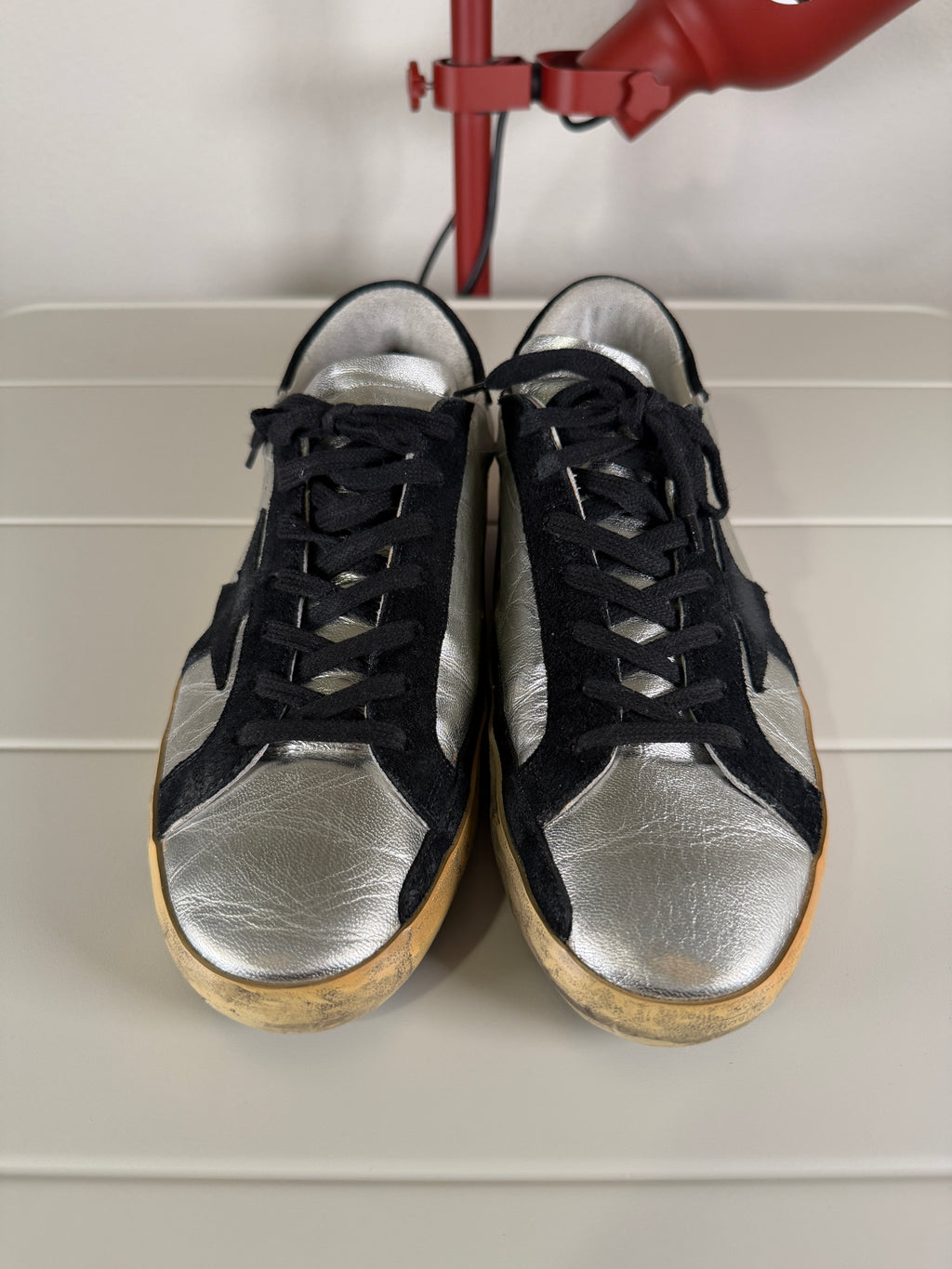 Golden Goose Silver Superstar 43/10